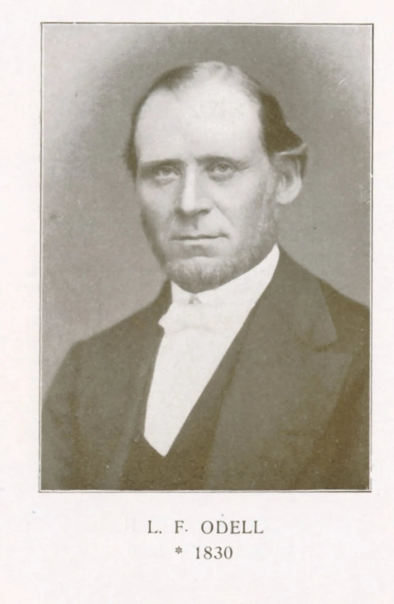 Porträt von Lars Fredrik Odell (1830–1922) – Gedenkseite