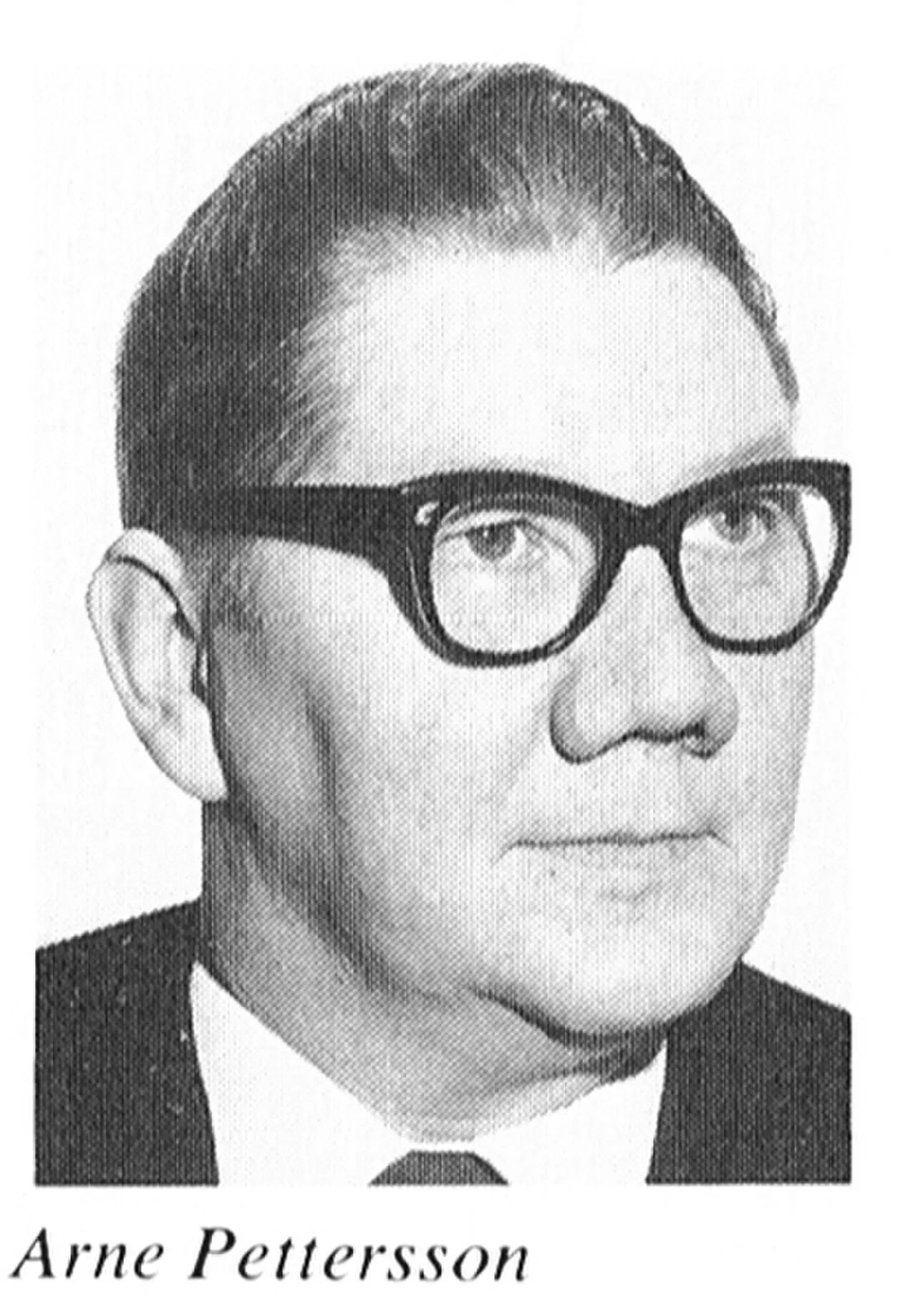 Portrait of Arne Pettersson (1918–1985) – memorial page