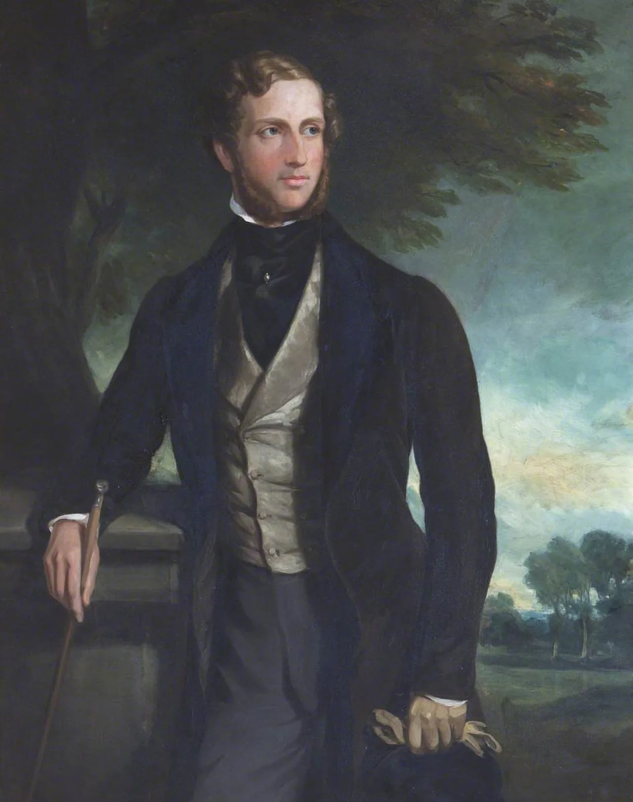 Portrait of John Egerton, Viscount Alford (1812–1851) – memorial page