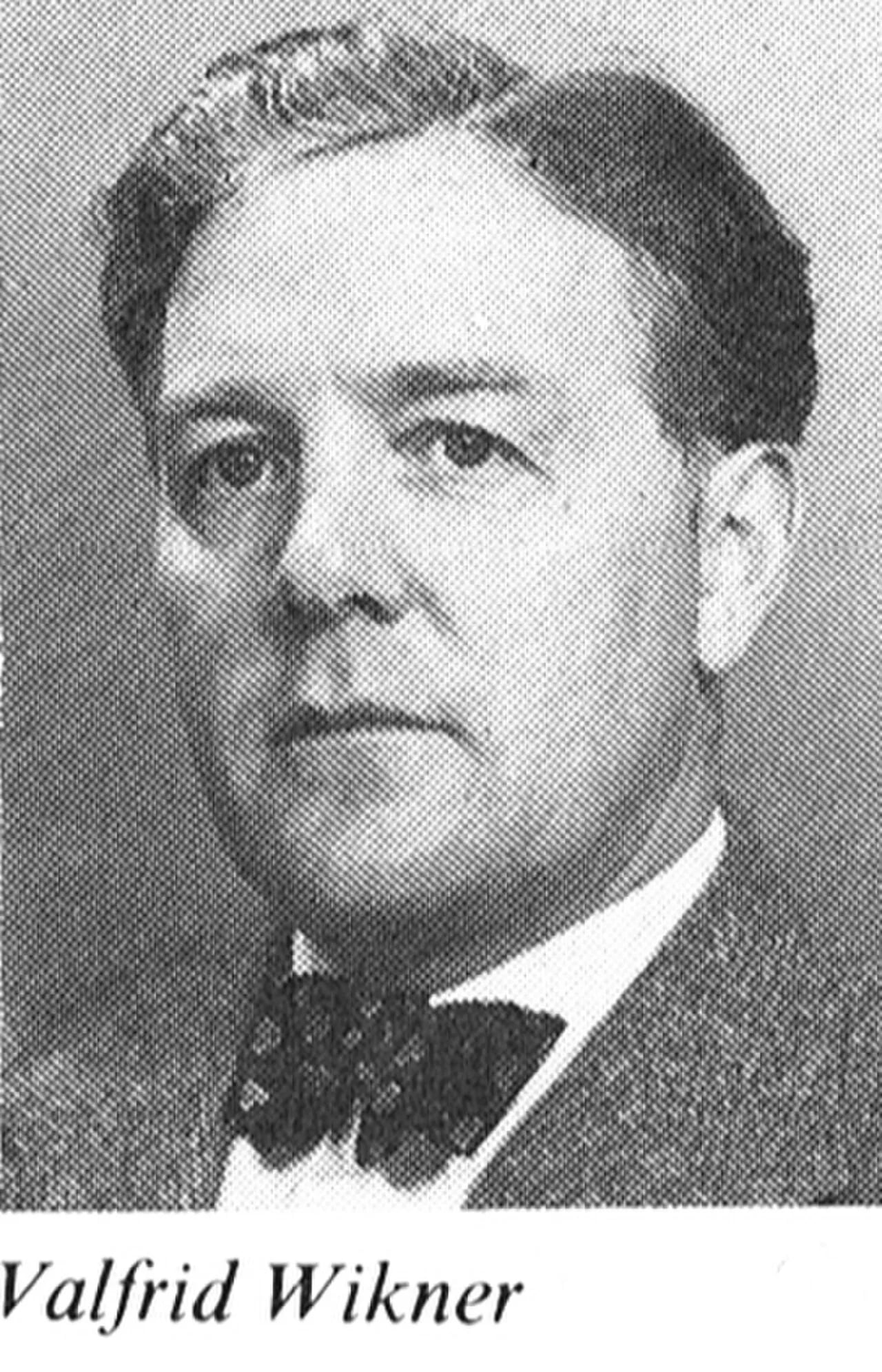 Porträt von Valfrid Wikner (1911–1994) – Gedenkseite