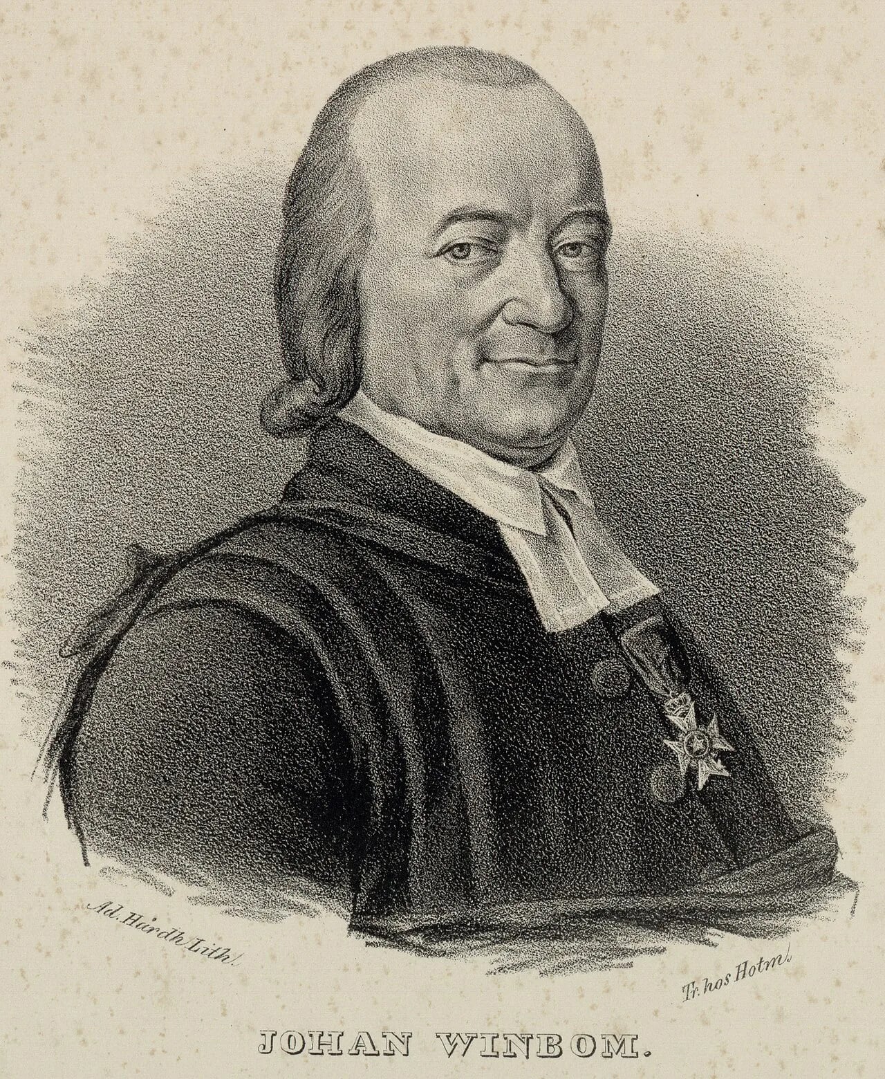 Porträt von Johannes Winbom (1746–1826) – Gedenkseite