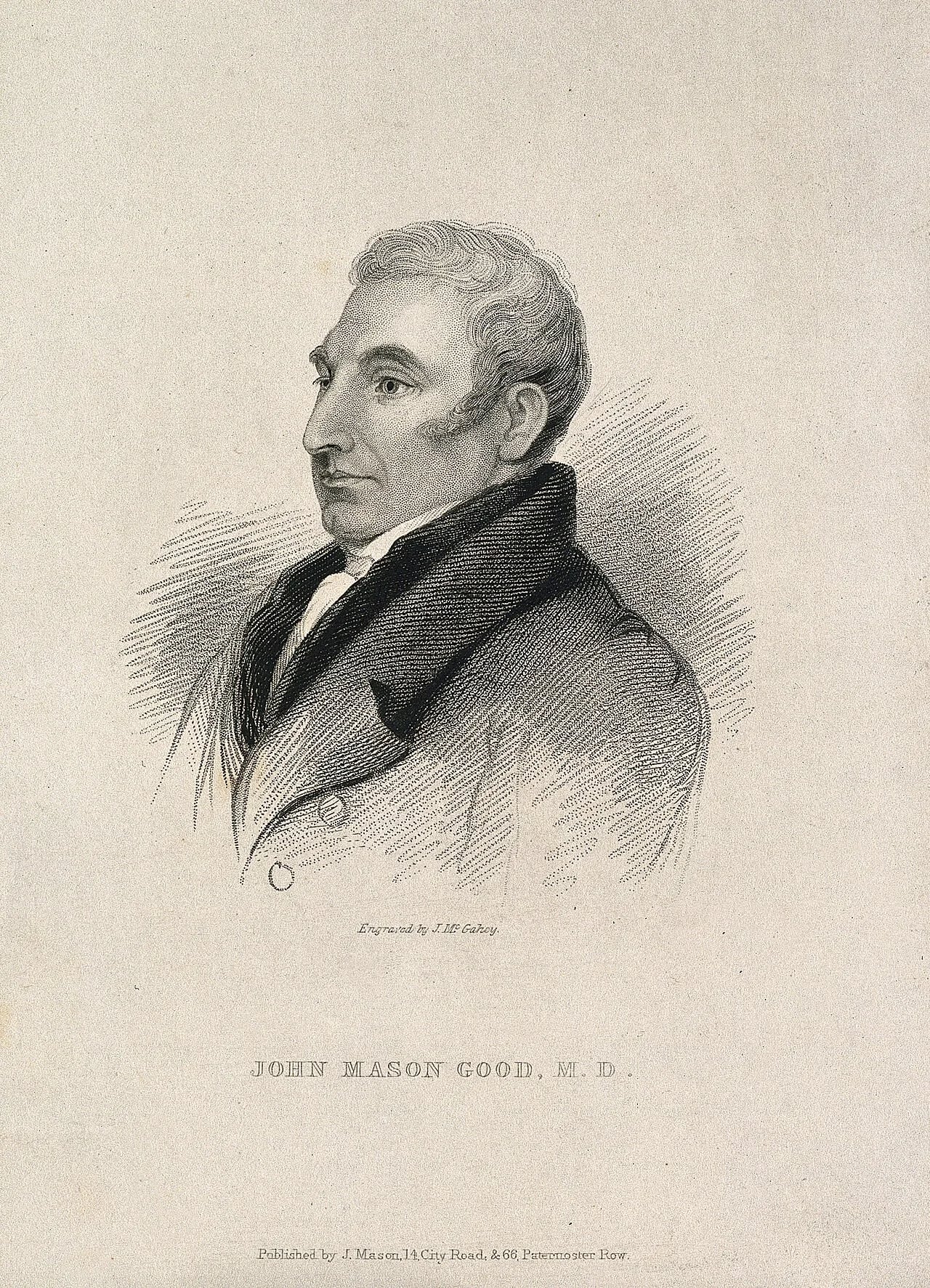 Porträt von John Mason Good (1764–1827) – Gedenkseite