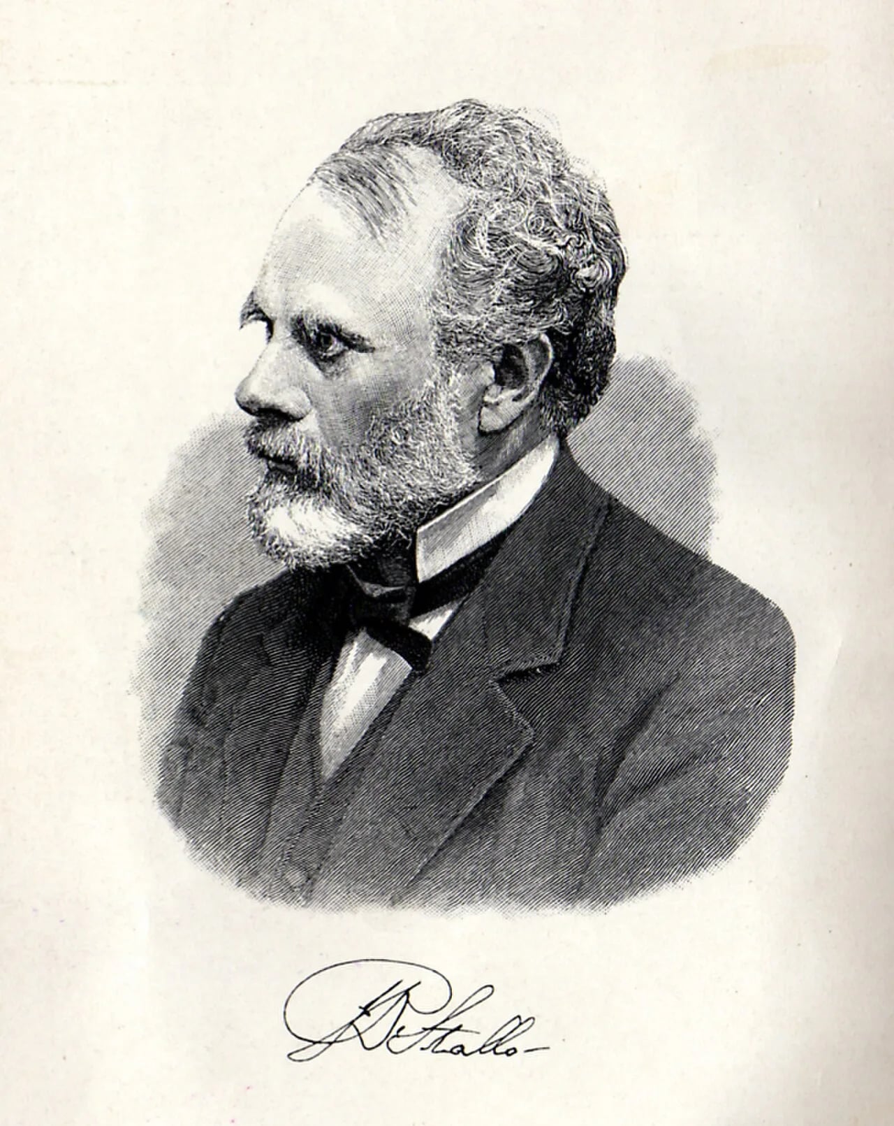 Porträt von John Stallo (1823–1900) – Gedenkseite