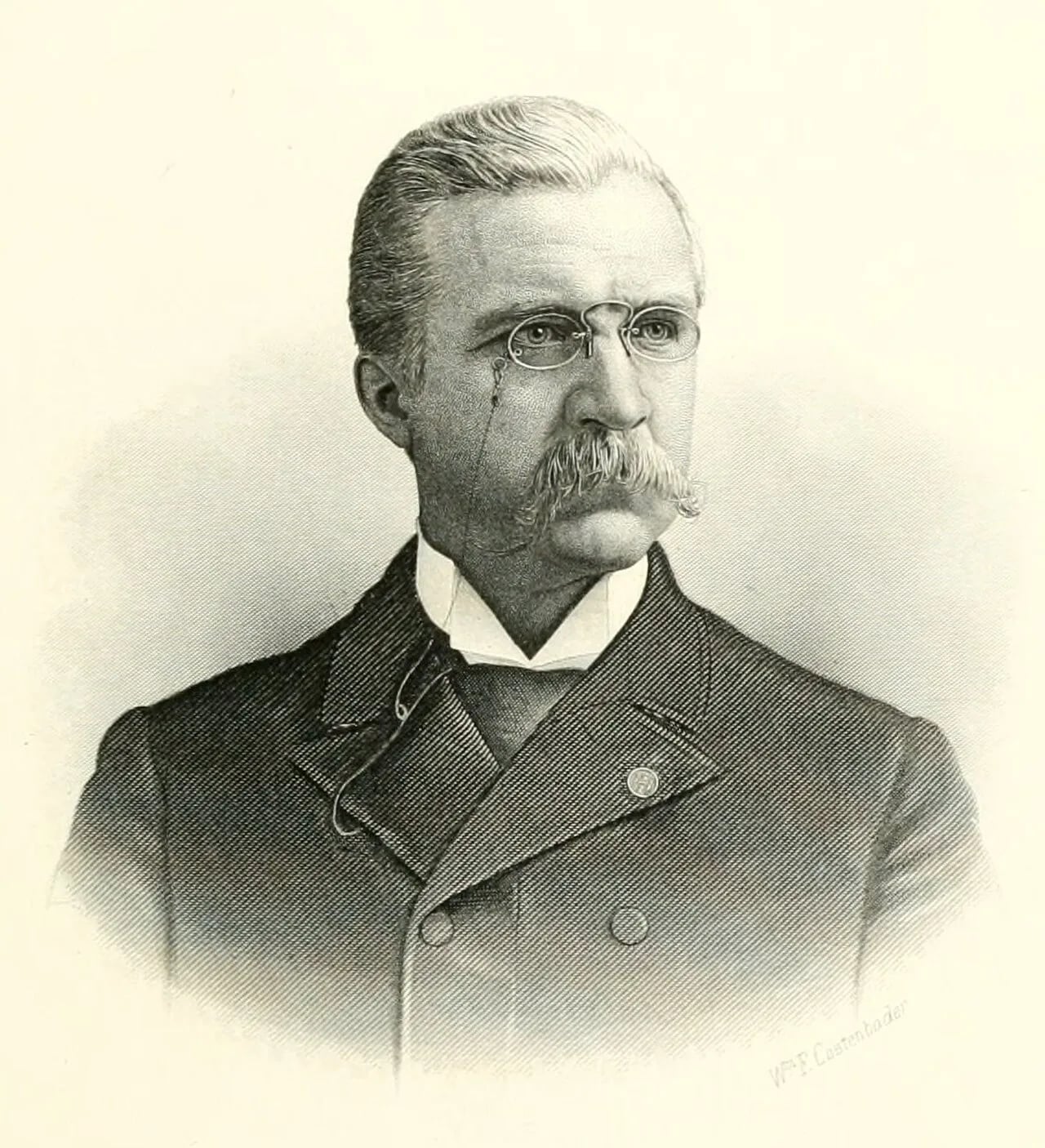 Portrait of John W. Vrooman (1844–1929) – memorial page