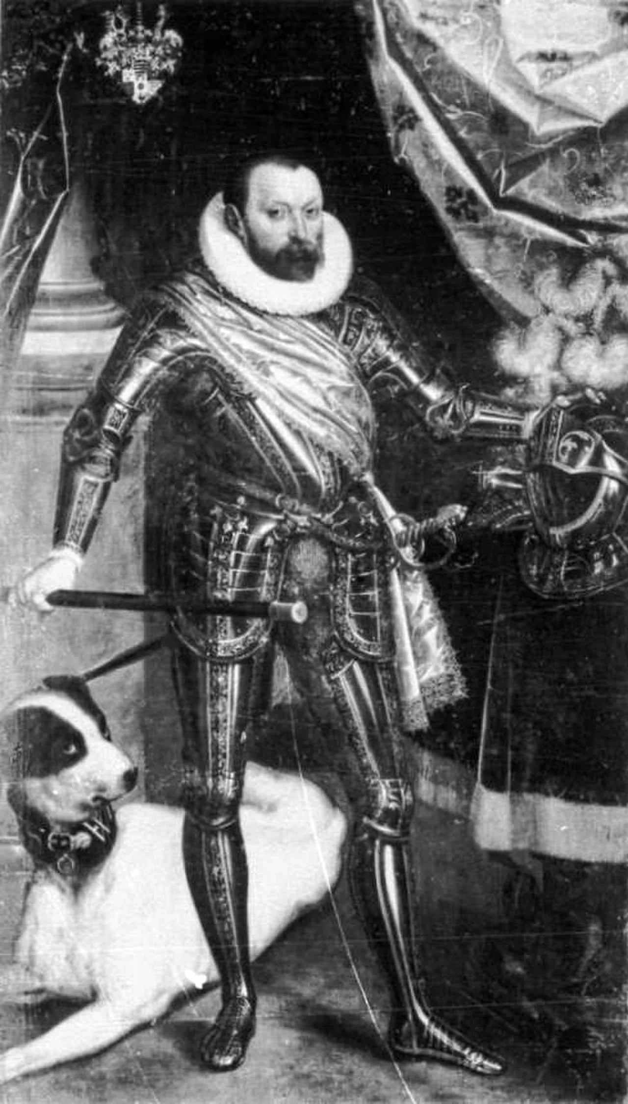 Porträt von Friedrich Wilhelm I. (1562–1602) – Gedenkseite
