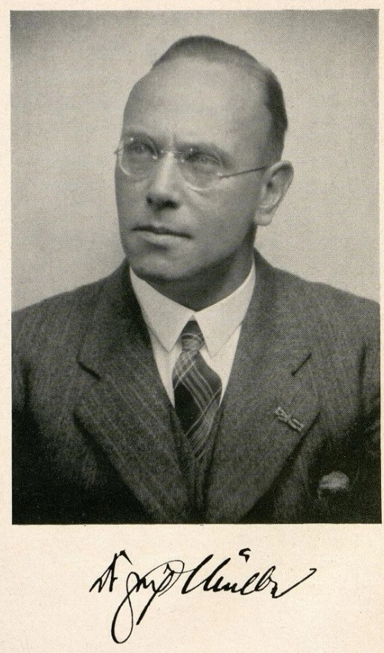 Portrait of Erich Mülbe (1898–1976) – memorial page