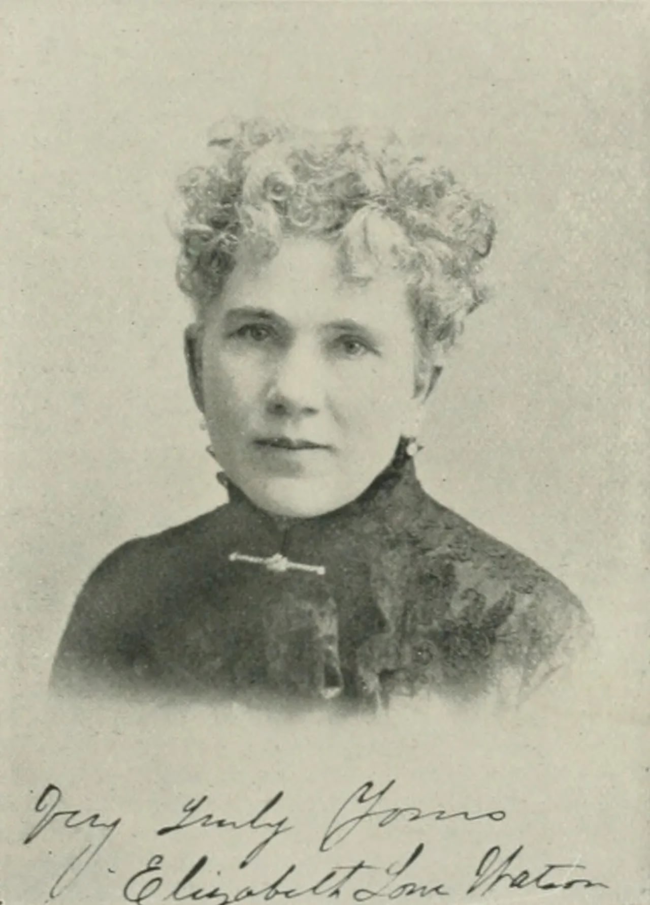 Portrait of Elizabeth Lowe Watson (1842–1927) – memorial page
