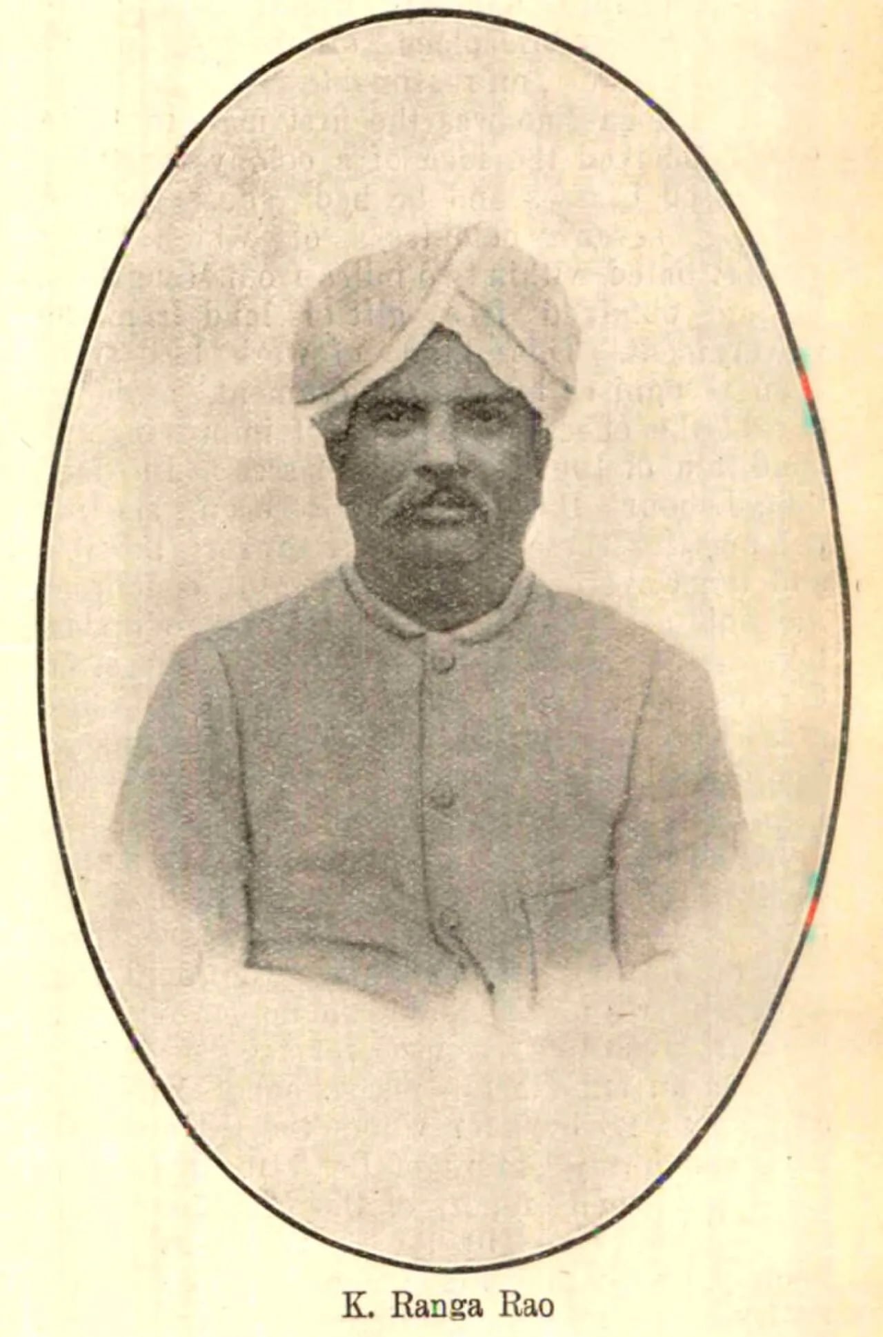 Portrait of Kudmul Ranga Rao (1859–1928) – memorial page