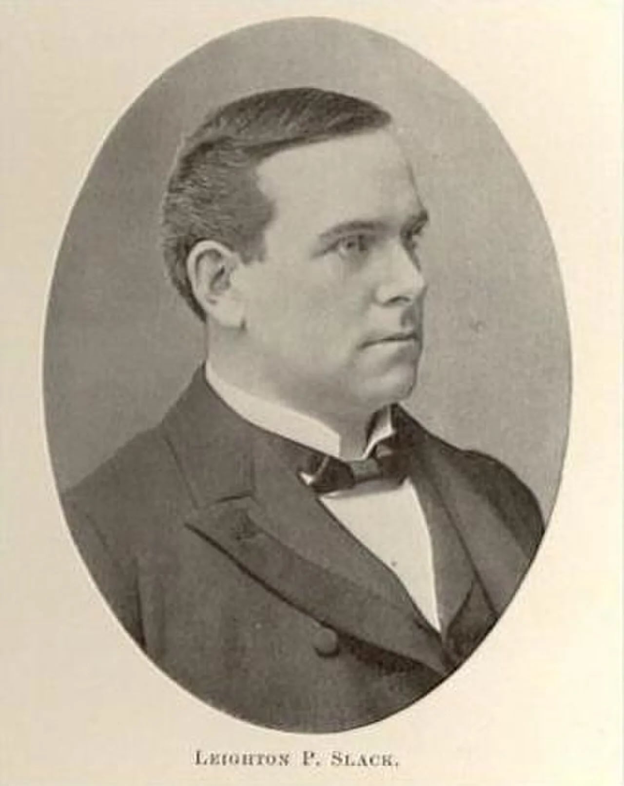 Portrait of Leighton P. Slack (1867–1938) – memorial page
