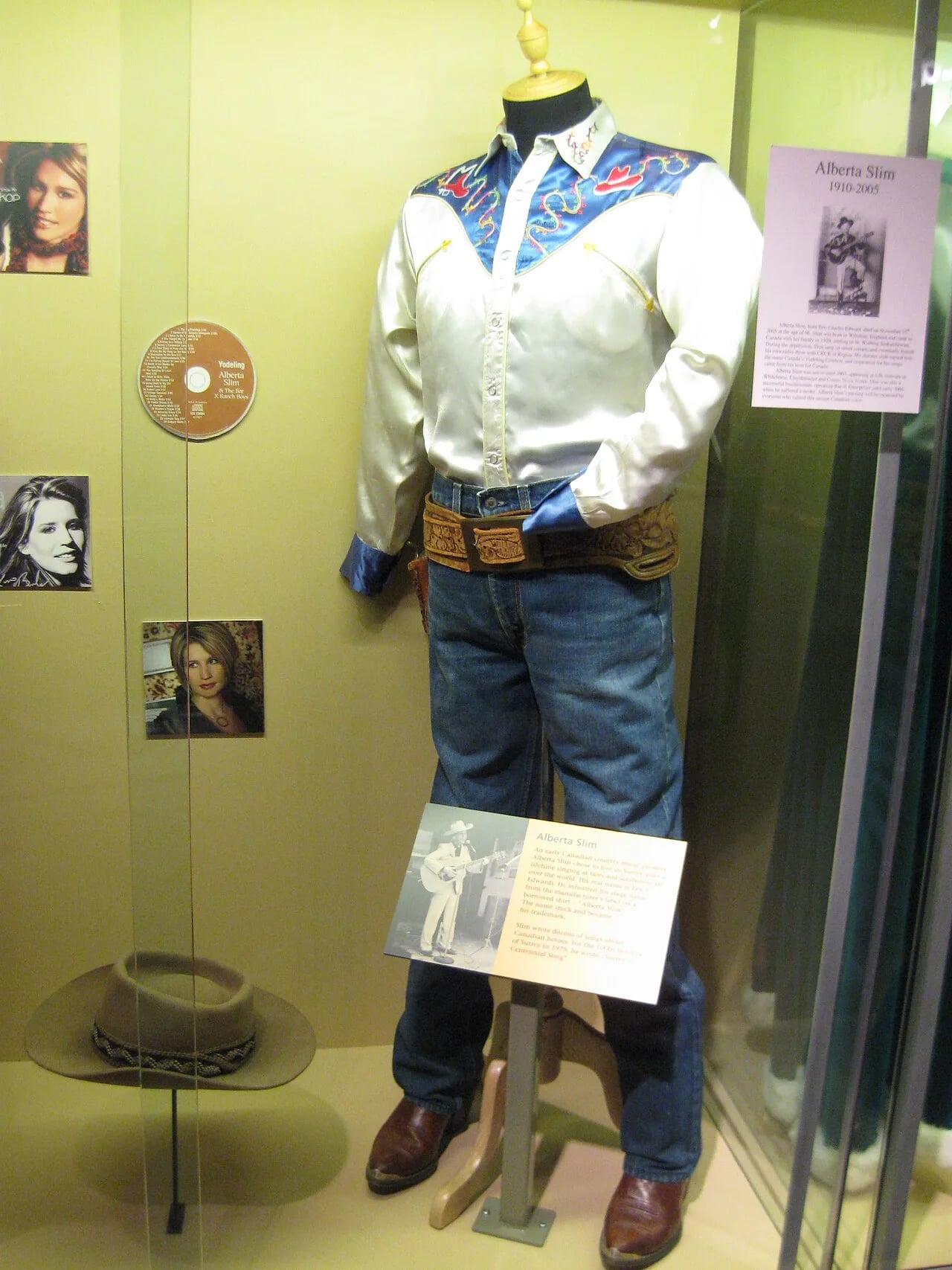 Portrait of Alberta Slim (1910–2005) – memorial page