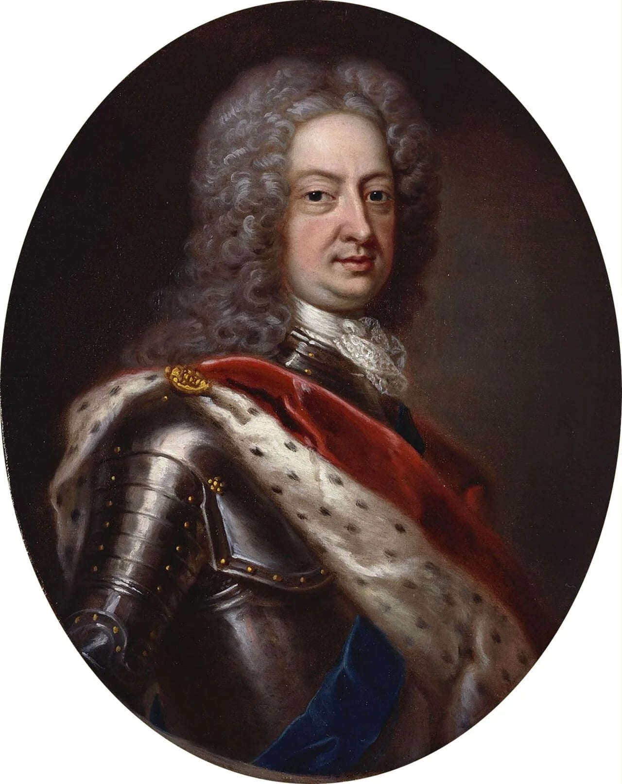 Porträt von Ernst August II. von Hannover (1674–1728) – Gedenkseite