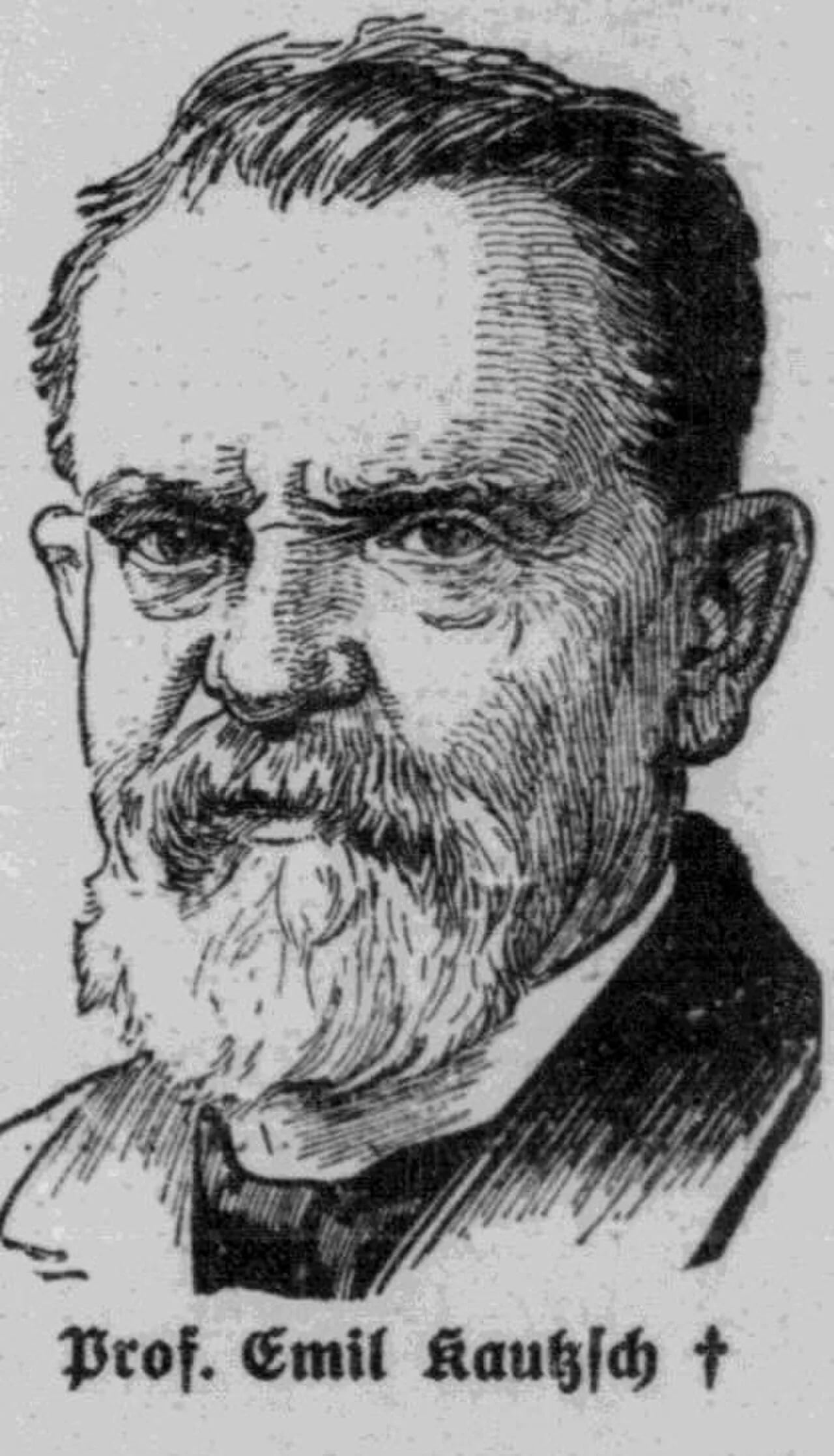 Porträt von Emil Kautzsch (1841–1910) – Gedenkseite