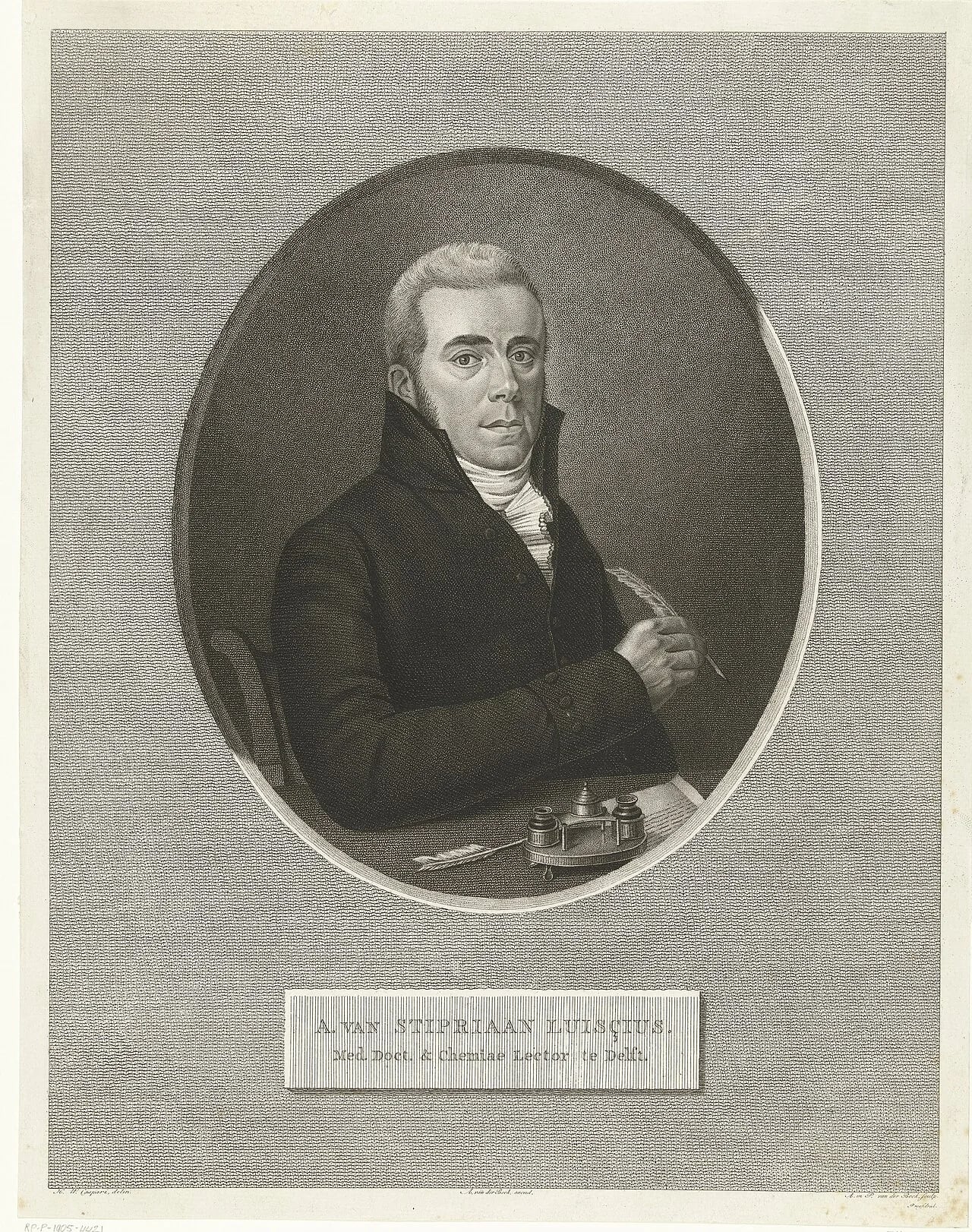 Porträt von Abraham van Stipriaan Luiscius (1753–1829) – Gedenkseite