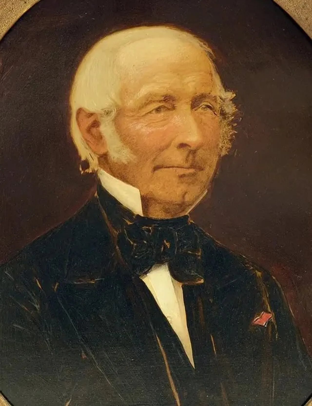 Portrait of Christopher Hansen Blom (1800–1879) – memorial page