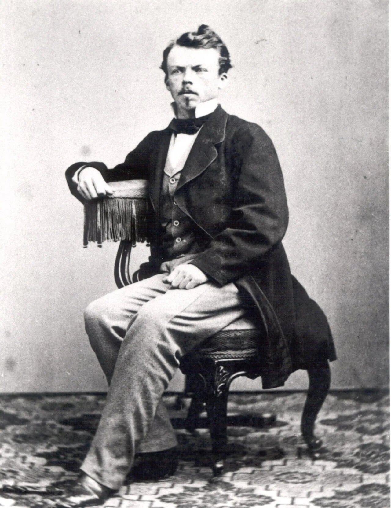 Porträt von Albert Oppel (1831–1865) – Gedenkseite