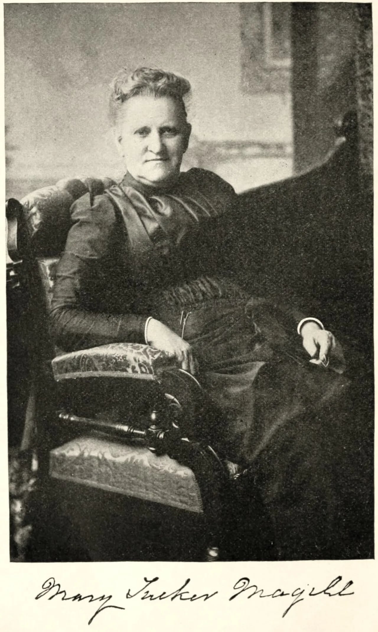 Portrait of Mary Tucker Magill (1830–1899) – memorial page