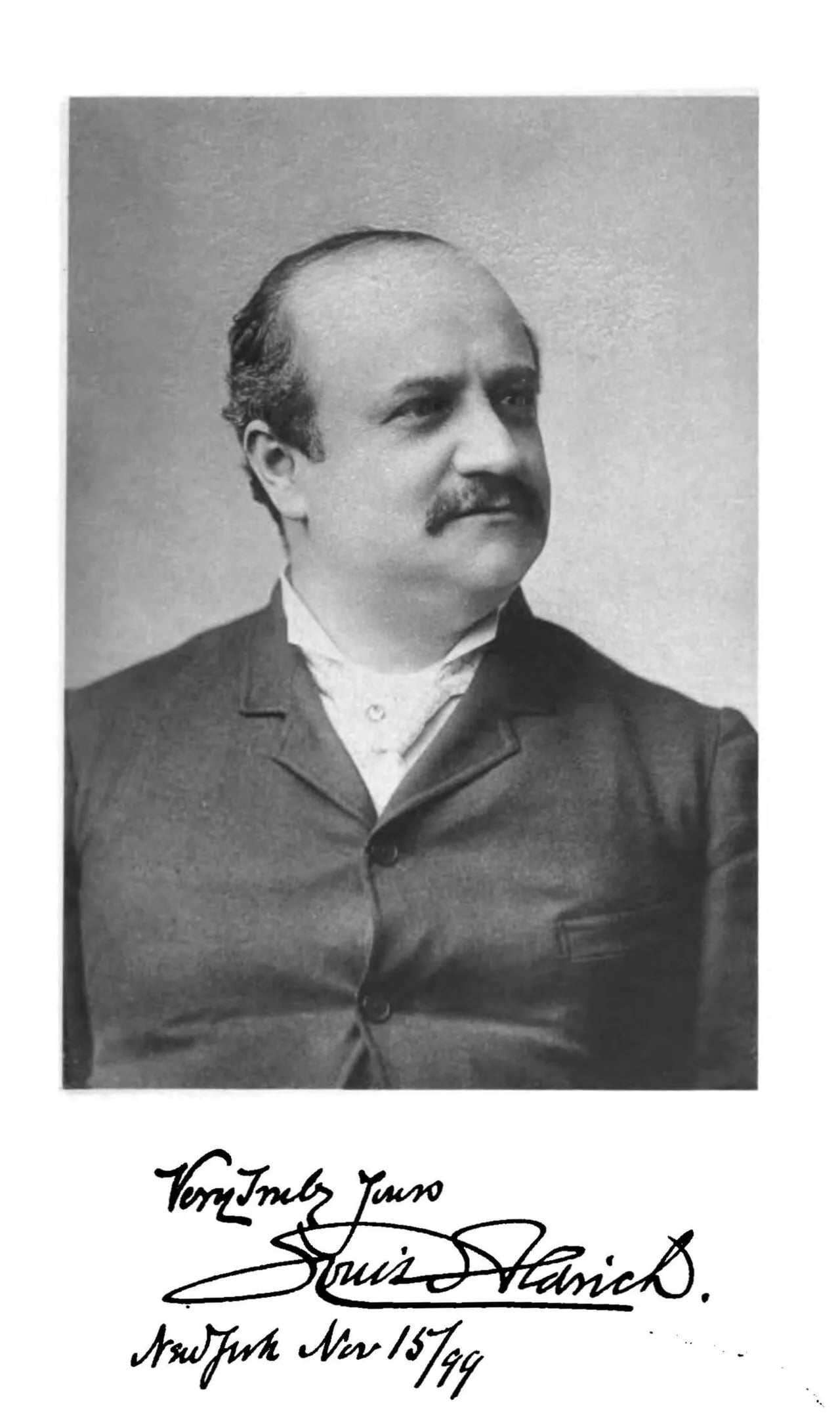 Portrait of Louis Aldrich (1843–1901) – memorial page