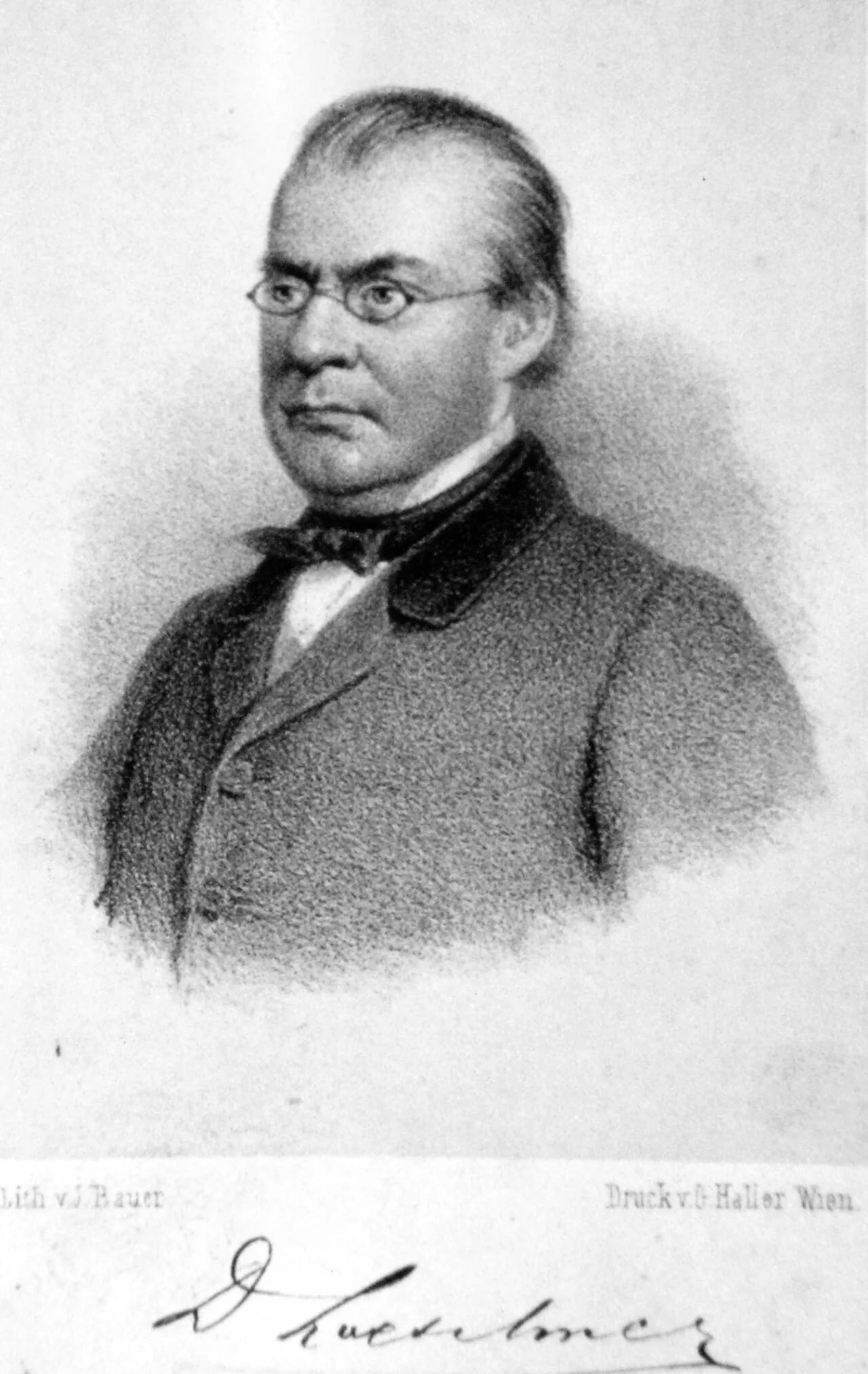 Porträt von Josef von Löschner (1809–1888) – Gedenkseite