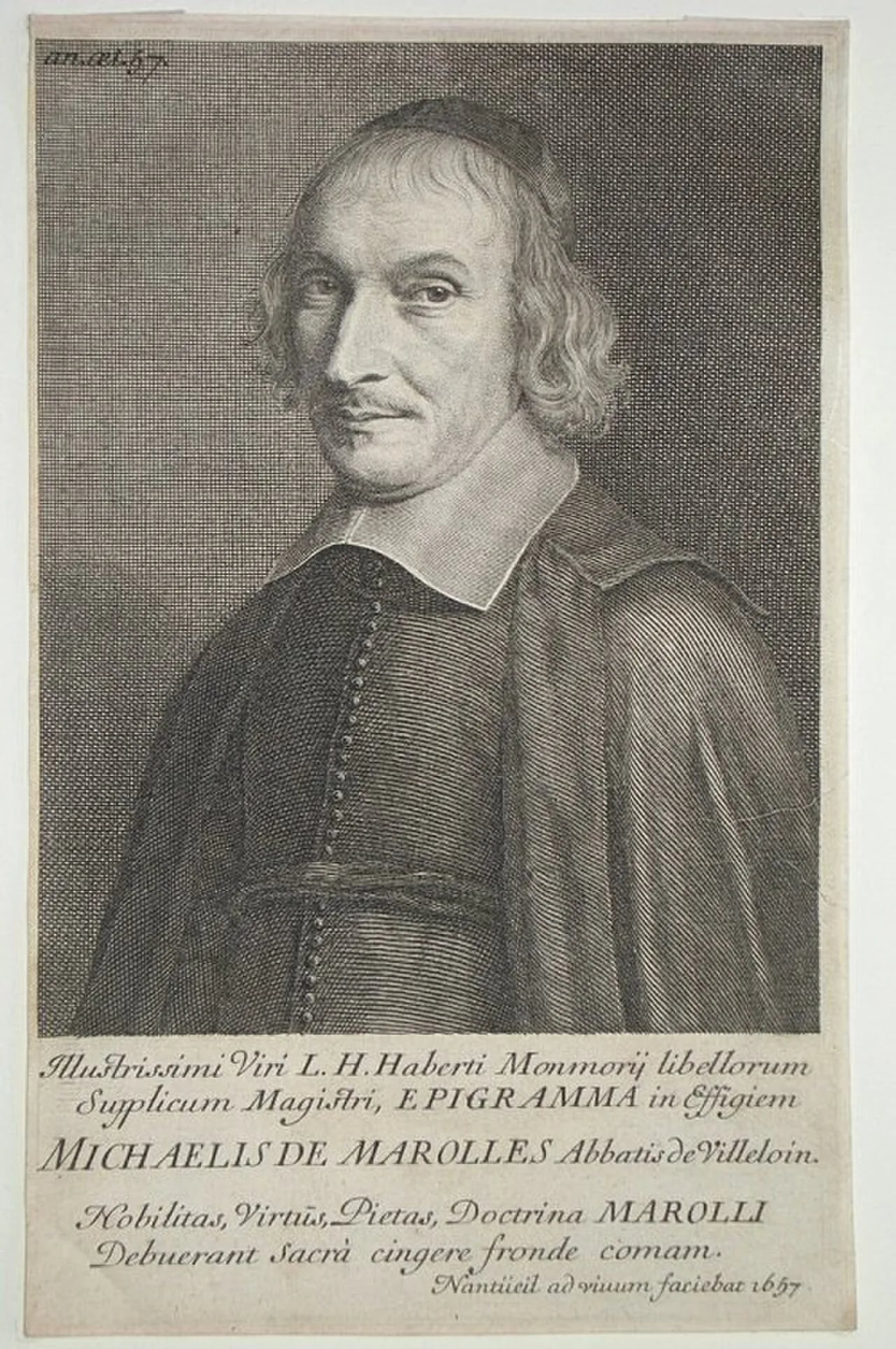 Portrait of Michel de Marolles (1600–1681) – memorial page