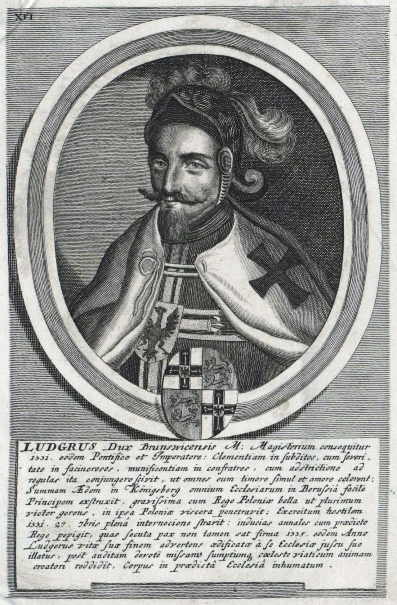 Porträt von Luther von Braunschweig (1275–1335) – Gedenkseite