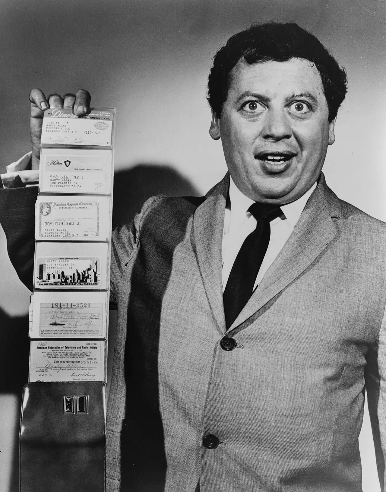 Portrait of Marty Allen (1922–2018) – memorial page