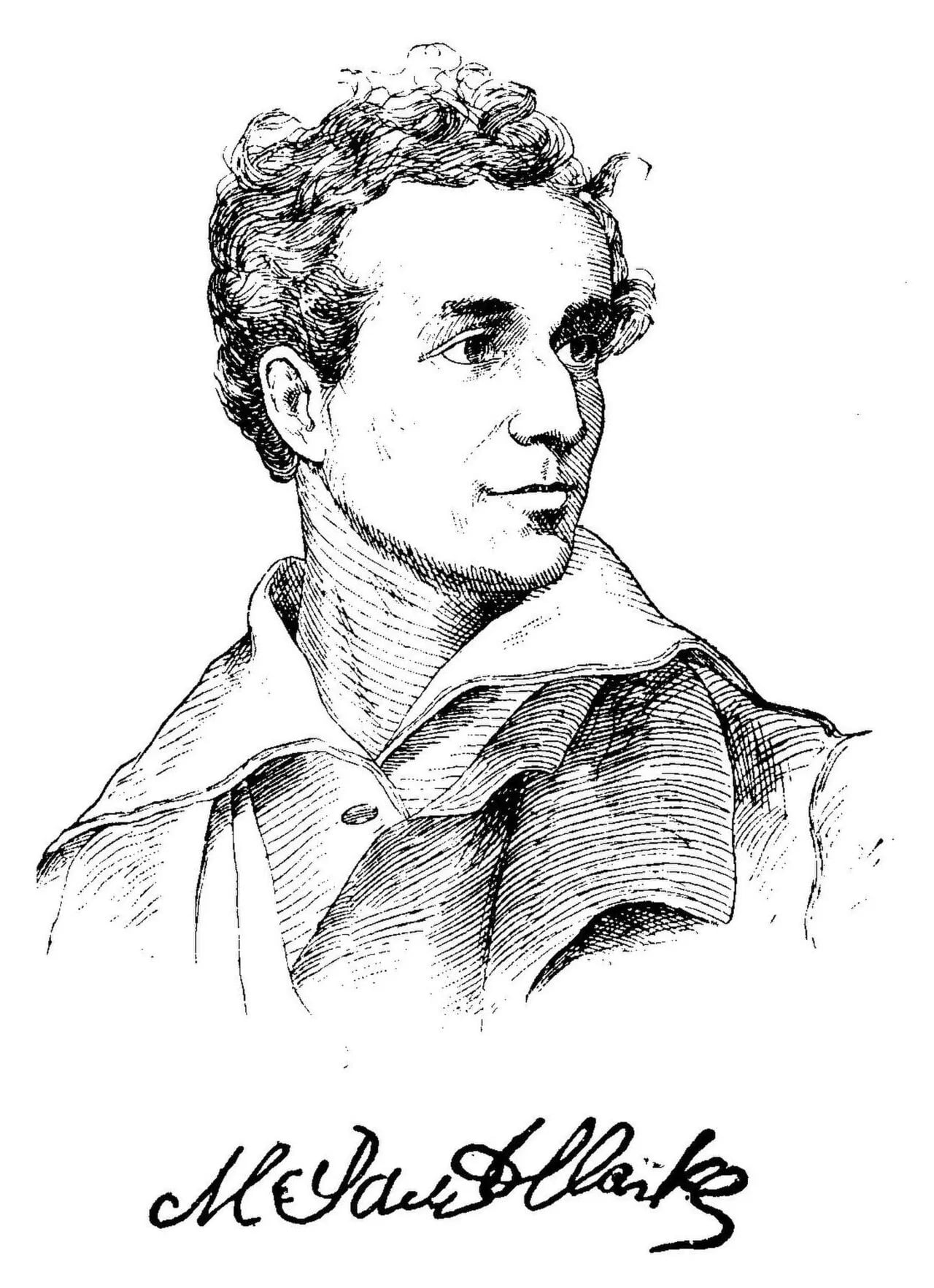 Porträt von McDonald Clarke (1798–1842) – Gedenkseite