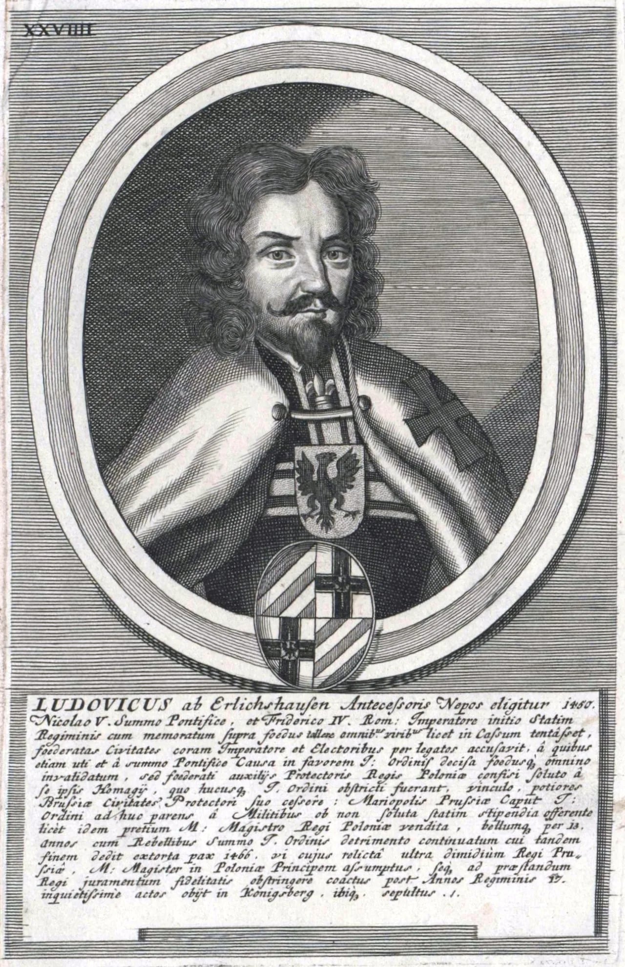 Porträt von Ludwig von Erlichshausen (1410–1467) – Gedenkseite