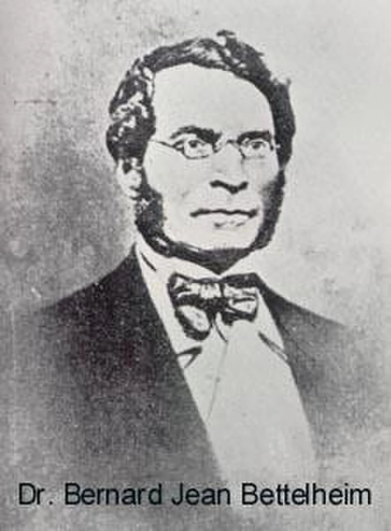 Porträt von Bernard Jean Bettelheim (1811–1870) – Gedenkseite