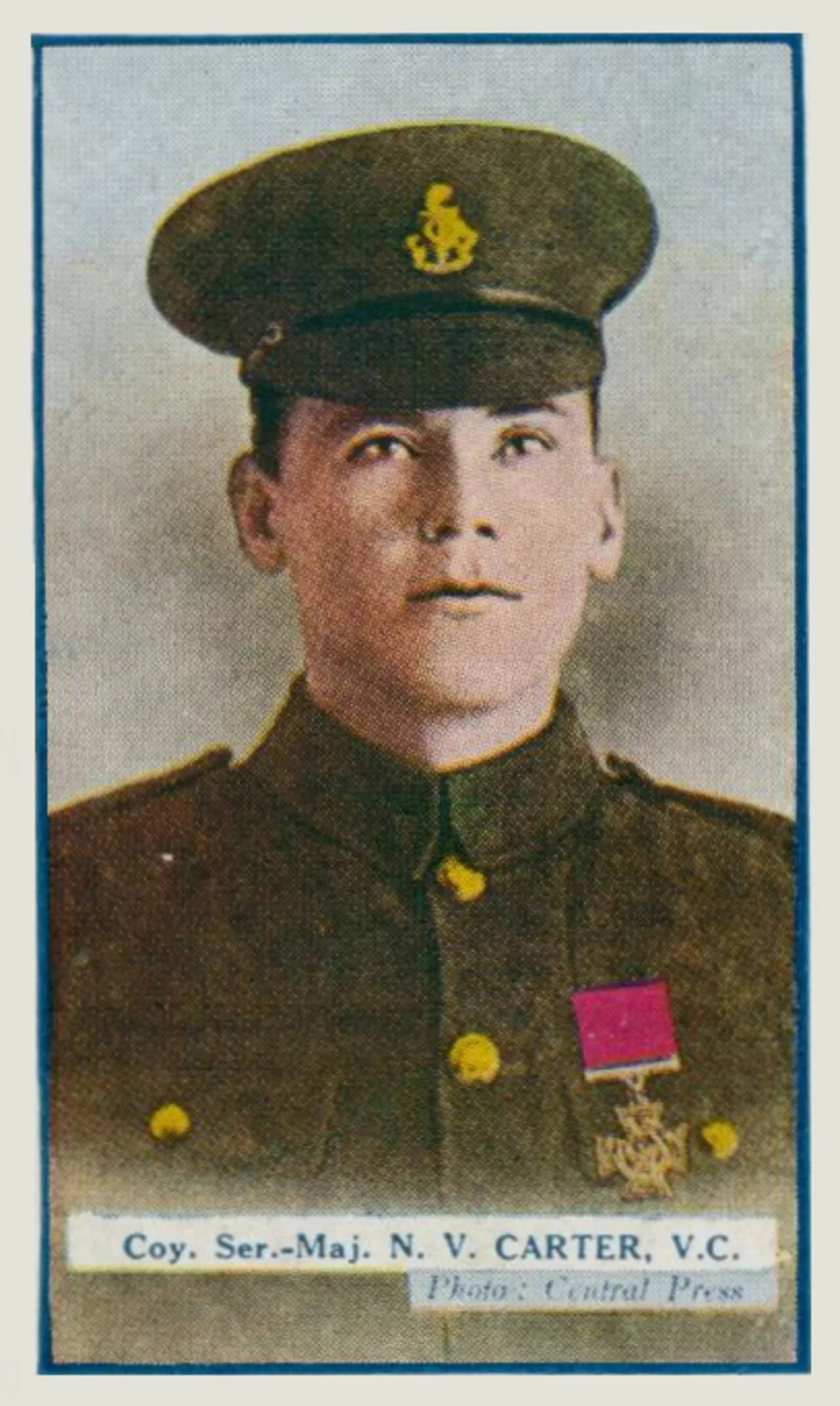 Portrait of Nelson Victor Carter (1887–1916) – memorial page