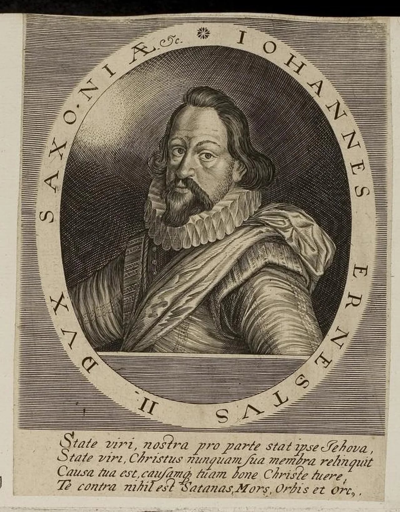 Portrait of Johann Ernst II. (1627–1683) – memorial page