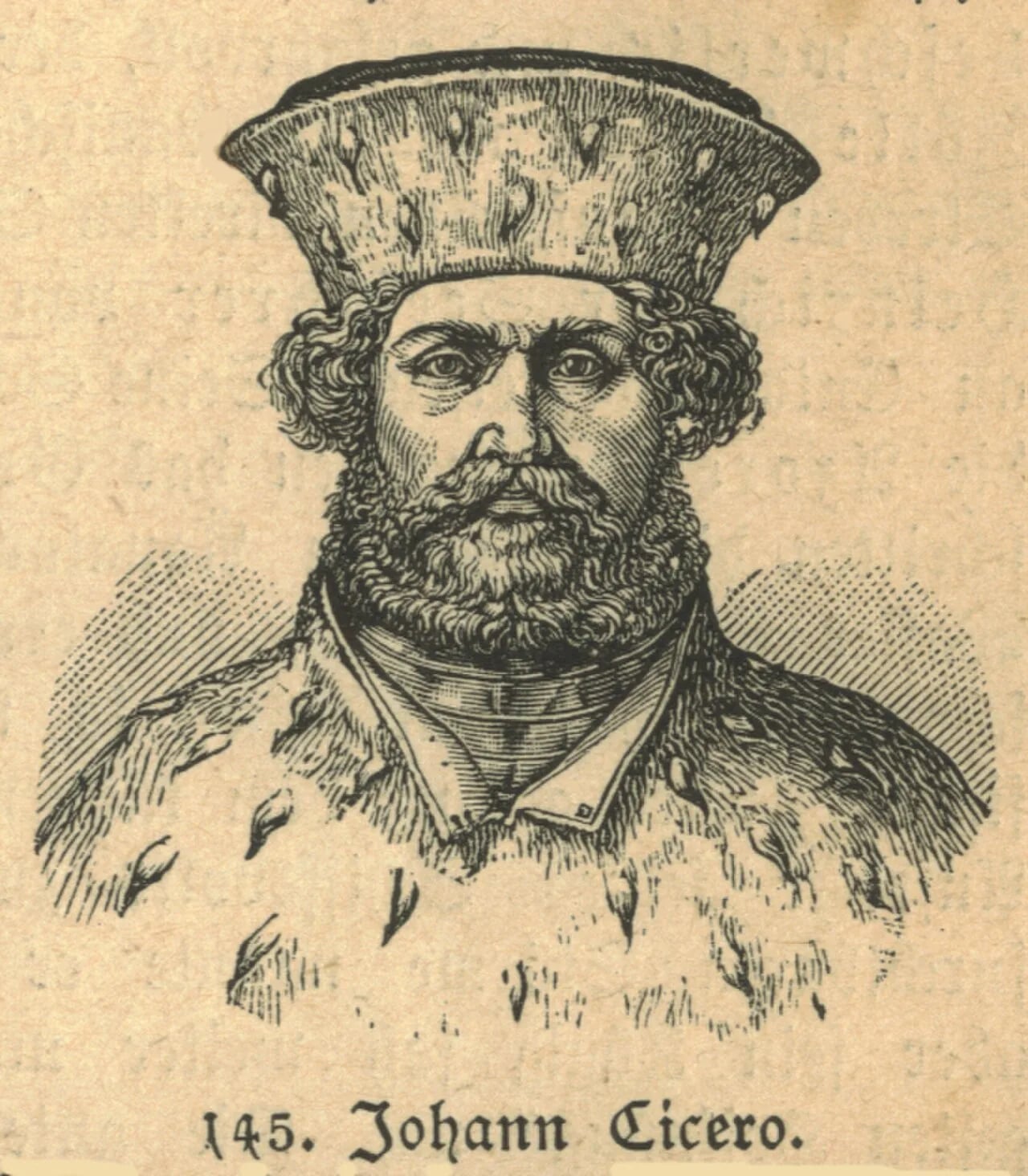Portrait of Johann Cicero (1455–1499) – memorial page