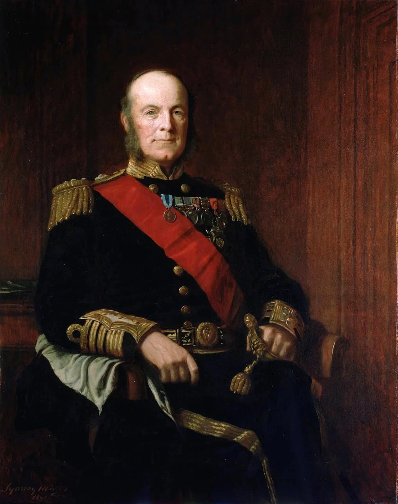 Portrait of Arthur Hood, 1. Baron Hood of Avalon (1824–1901) – memorial page