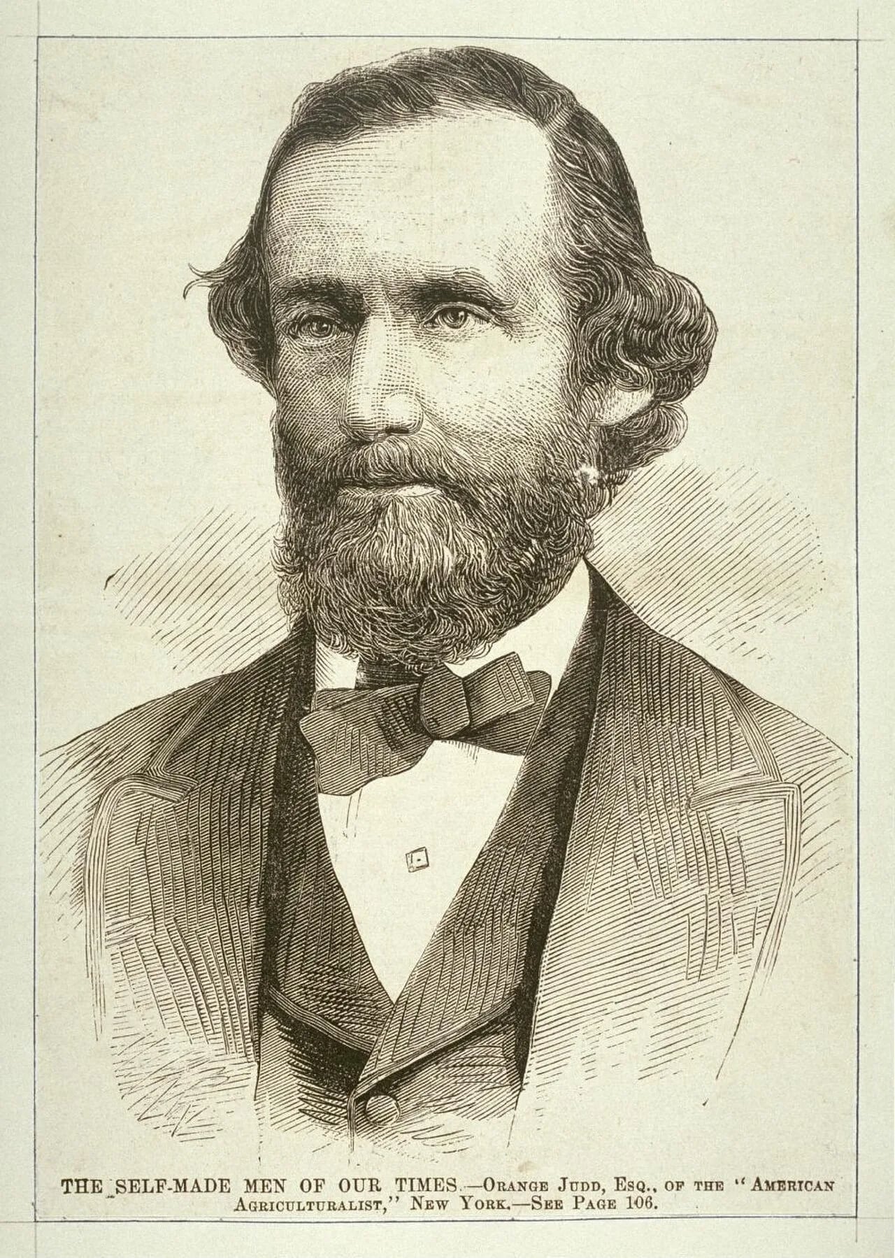 Porträt von Orange Judd (1822–1892) – Gedenkseite
