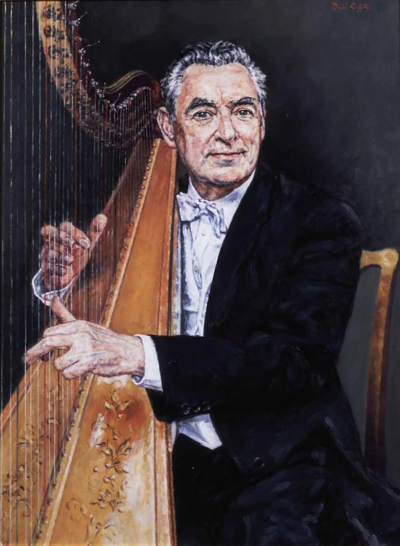 Portrait of Osian Ellis (1928–2021) – memorial page