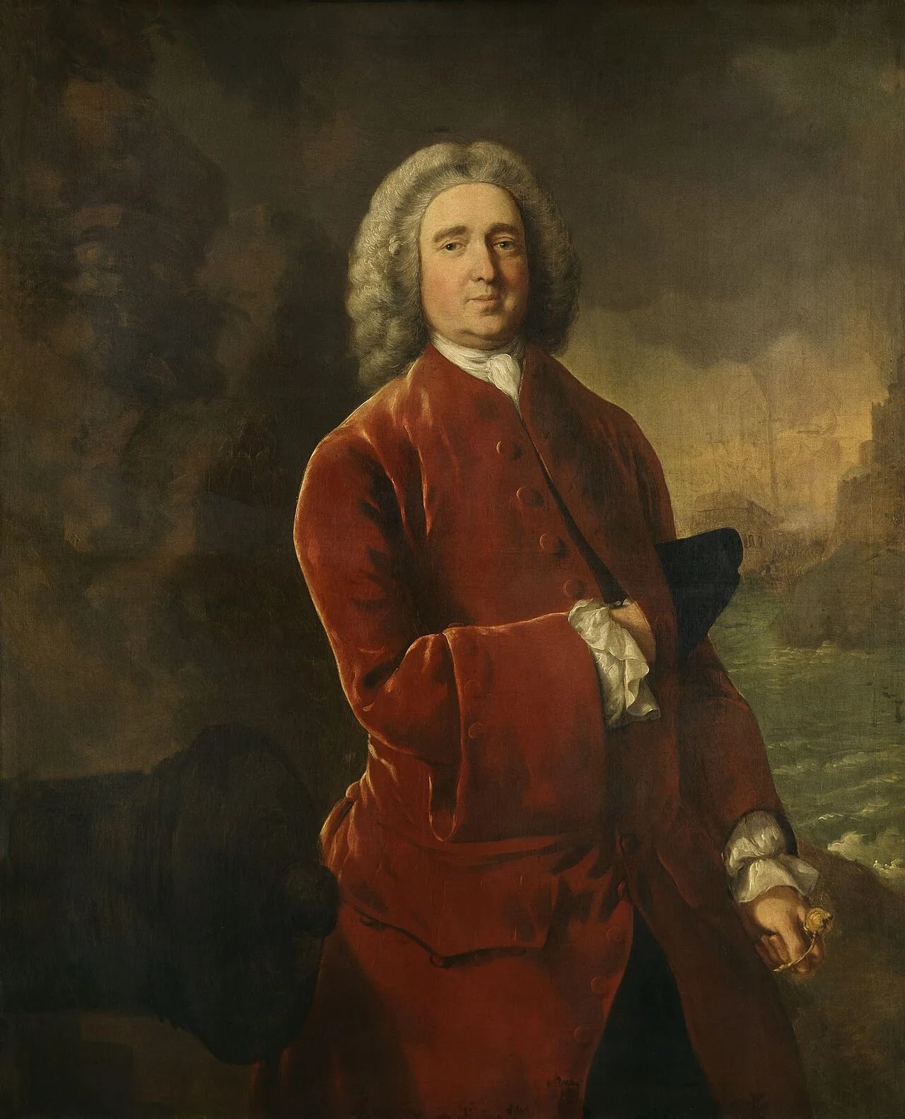 Porträt von Edward Vernon (1684–1757) – Gedenkseite