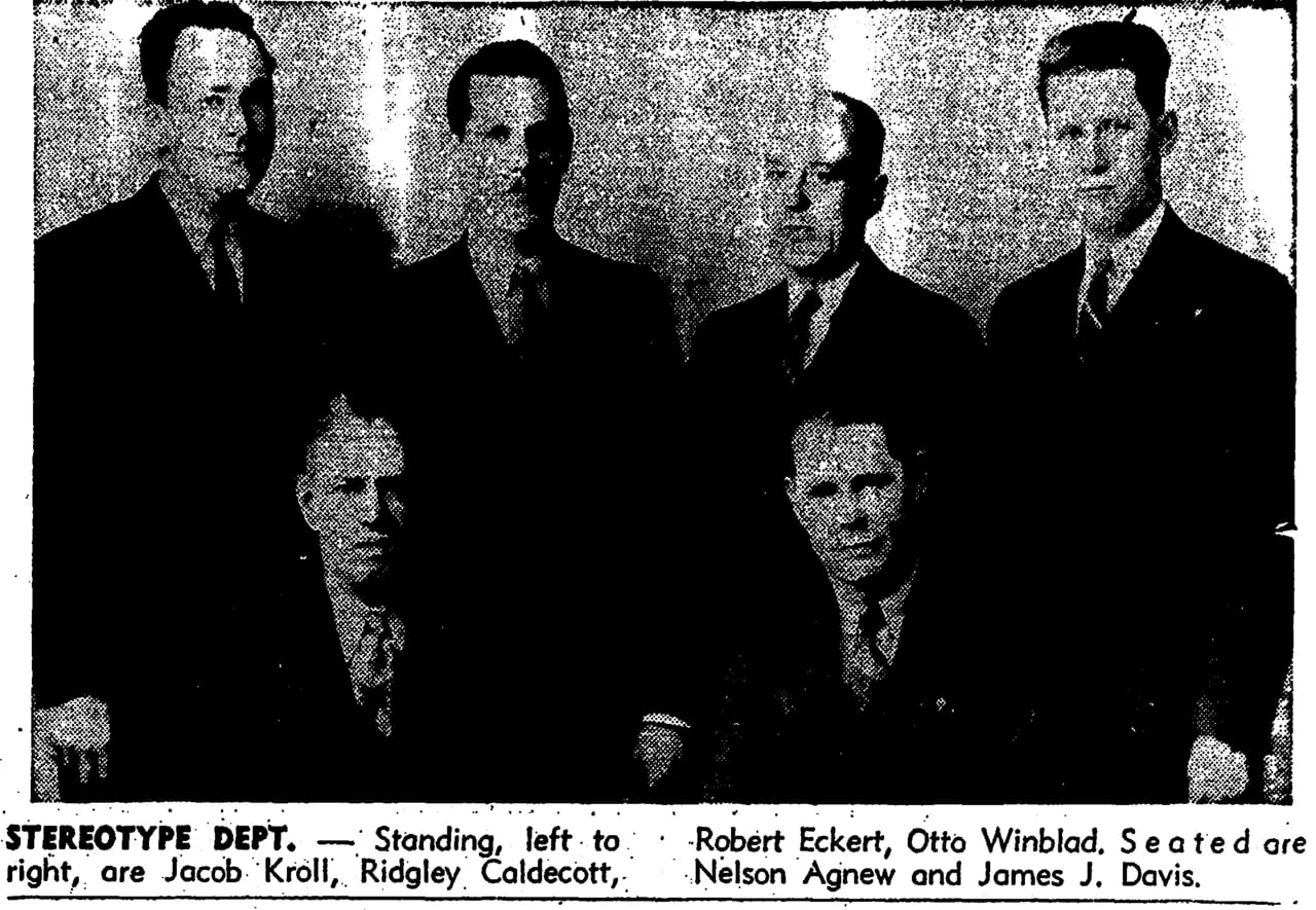 Porträt von Ridgley Vickers Caldecott Jr. (1904–1967) – Gedenkseite