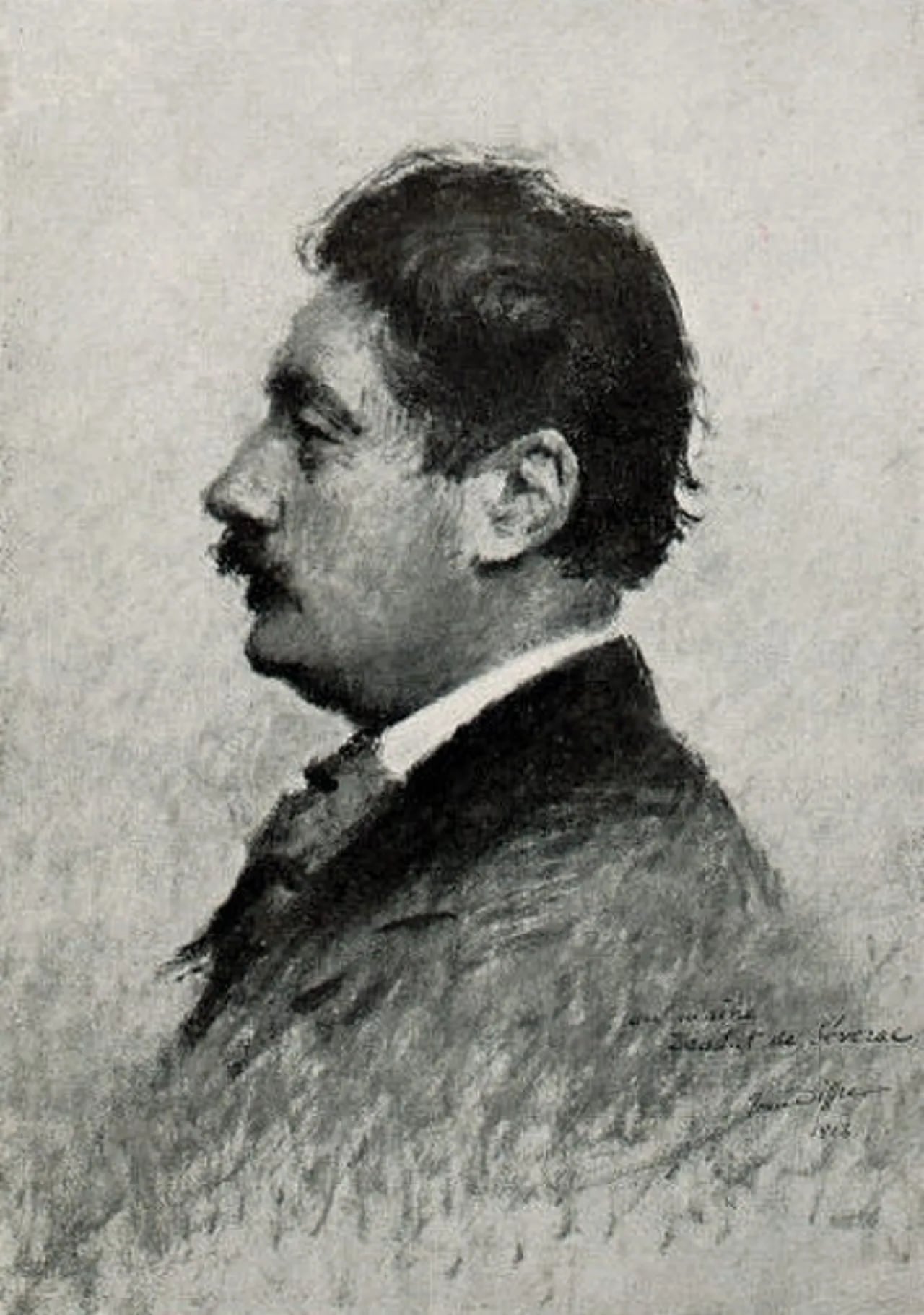 Porträt von Déodat de Séverac (1872–1921) – Gedenkseite