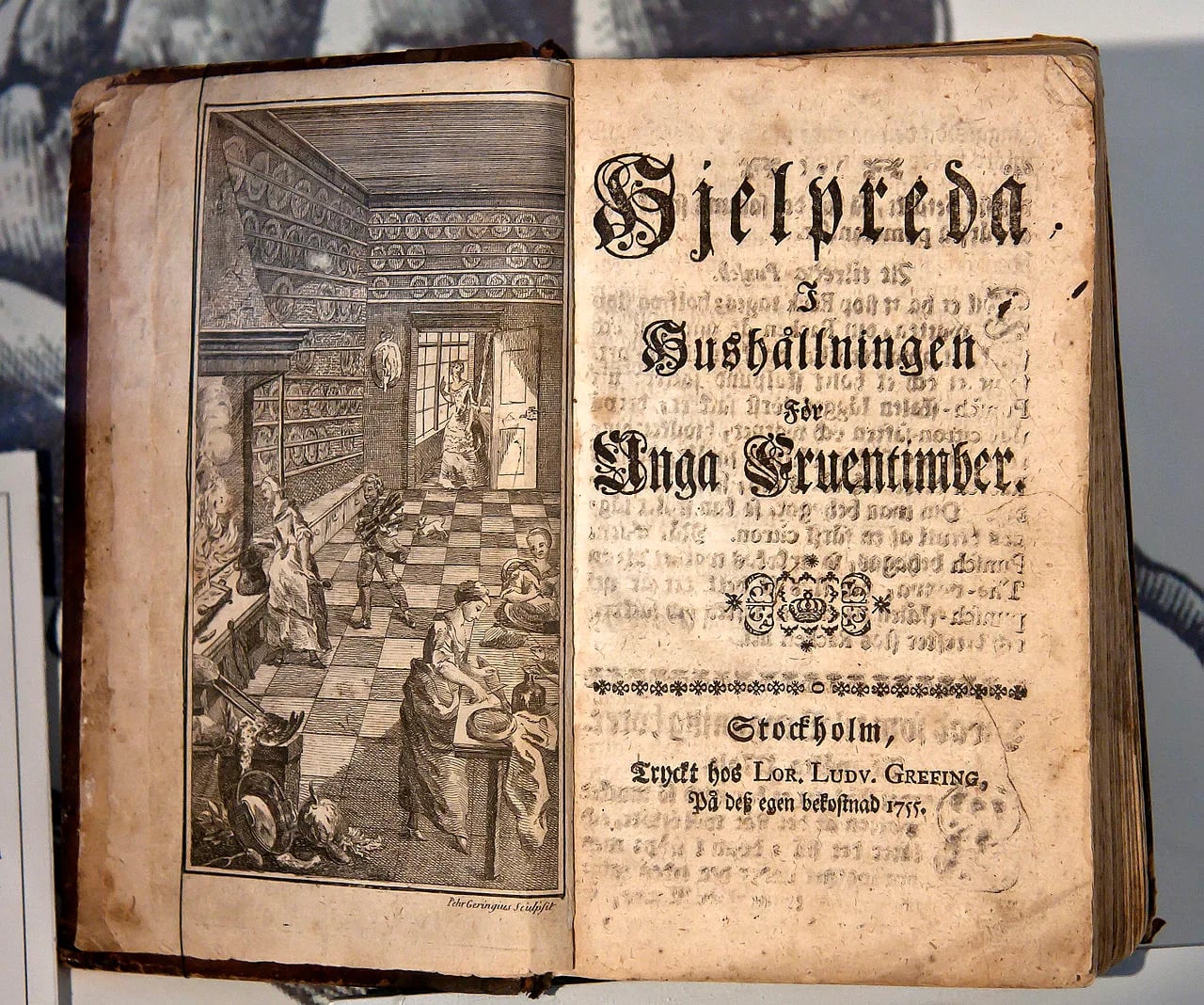Porträt von Cajsa Warg (1703–1769) – Gedenkseite