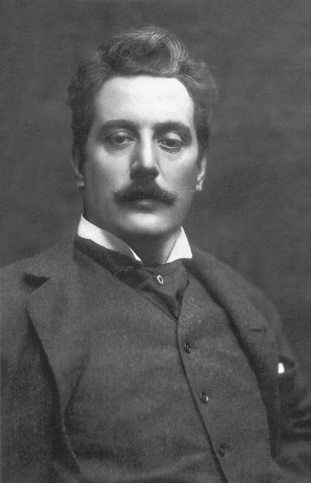 Porträt von Giacomo Puccini (1858–1924) – Gedenkseite