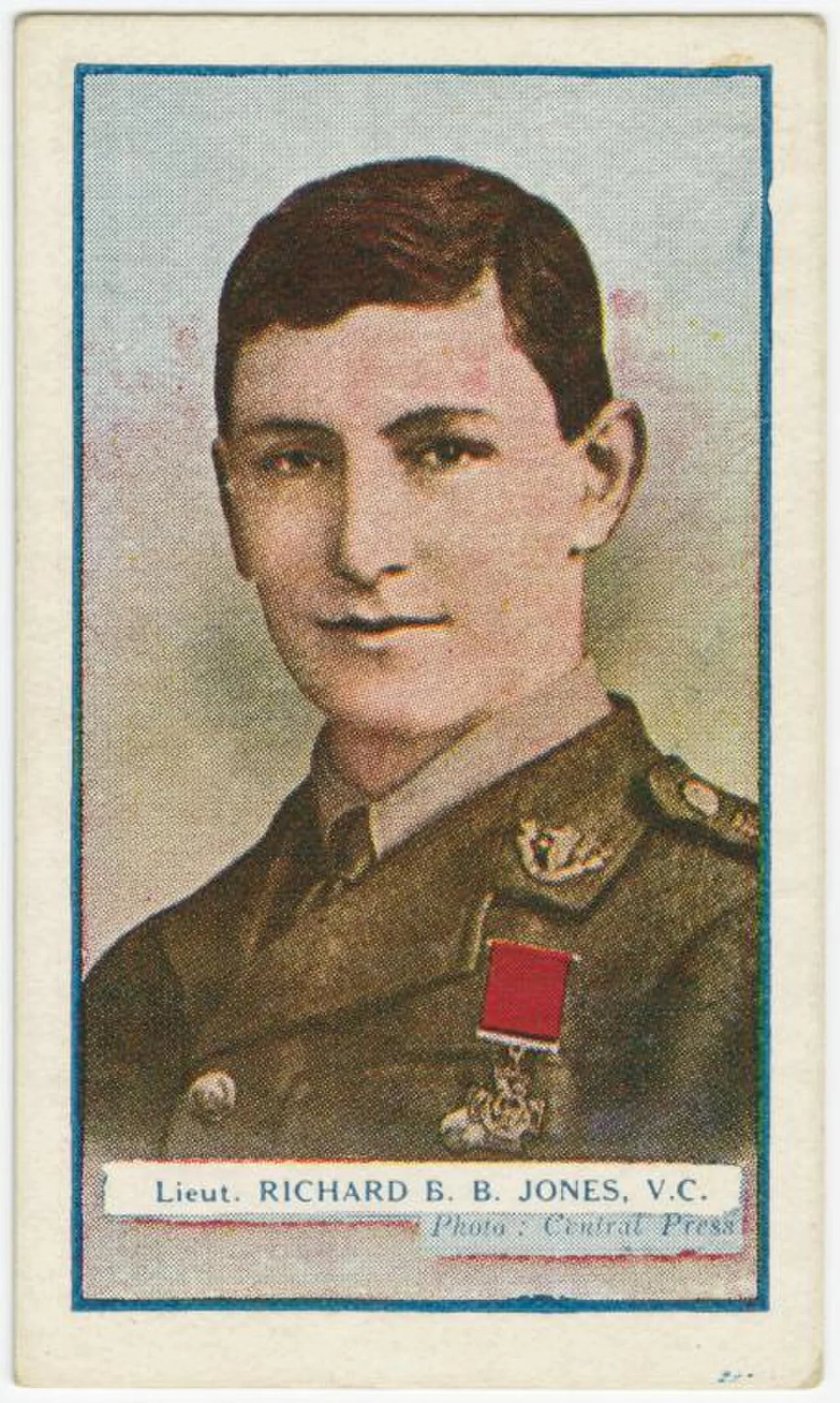 Porträt von Richard Basil Brandram Jones (1897–1916) – Gedenkseite