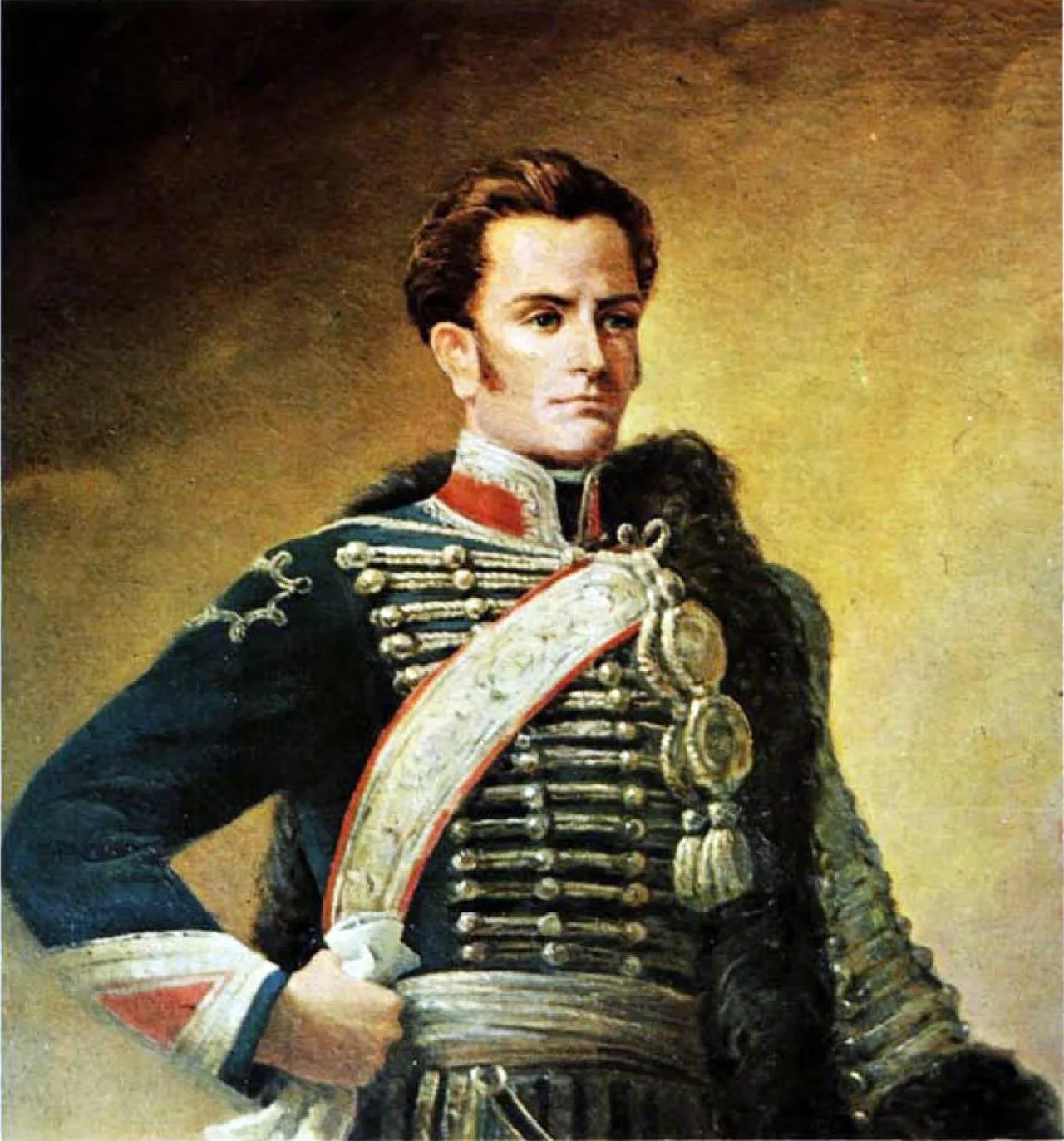 Porträt von José Miguel Carrera (1785–1821) – Gedenkseite