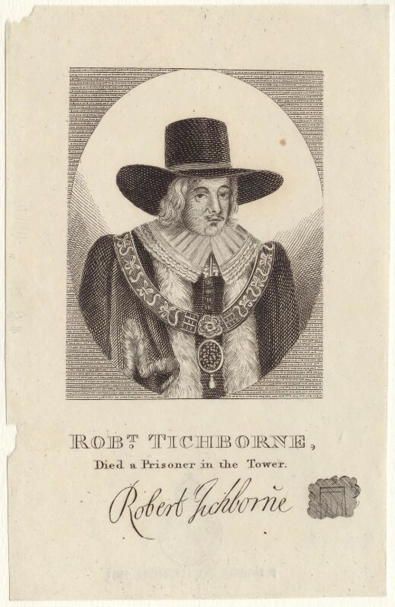 Portrait of Robert Tichborne (1610–1682) – memorial page