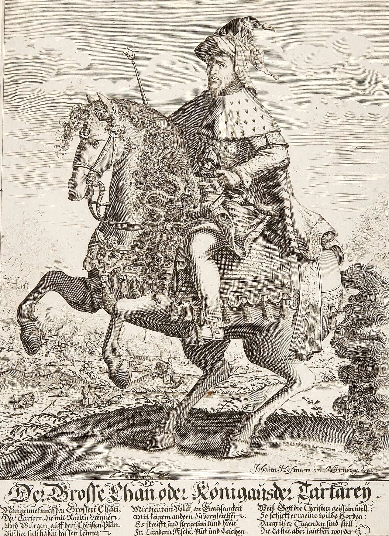 Porträt von Selim I. Giray (1631–1704) – Gedenkseite