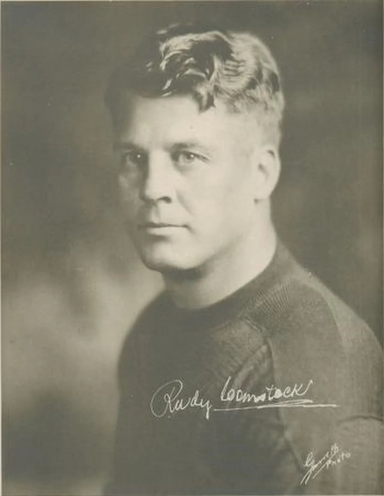 Porträt von Rudy Comstock (1900–1975) – Gedenkseite