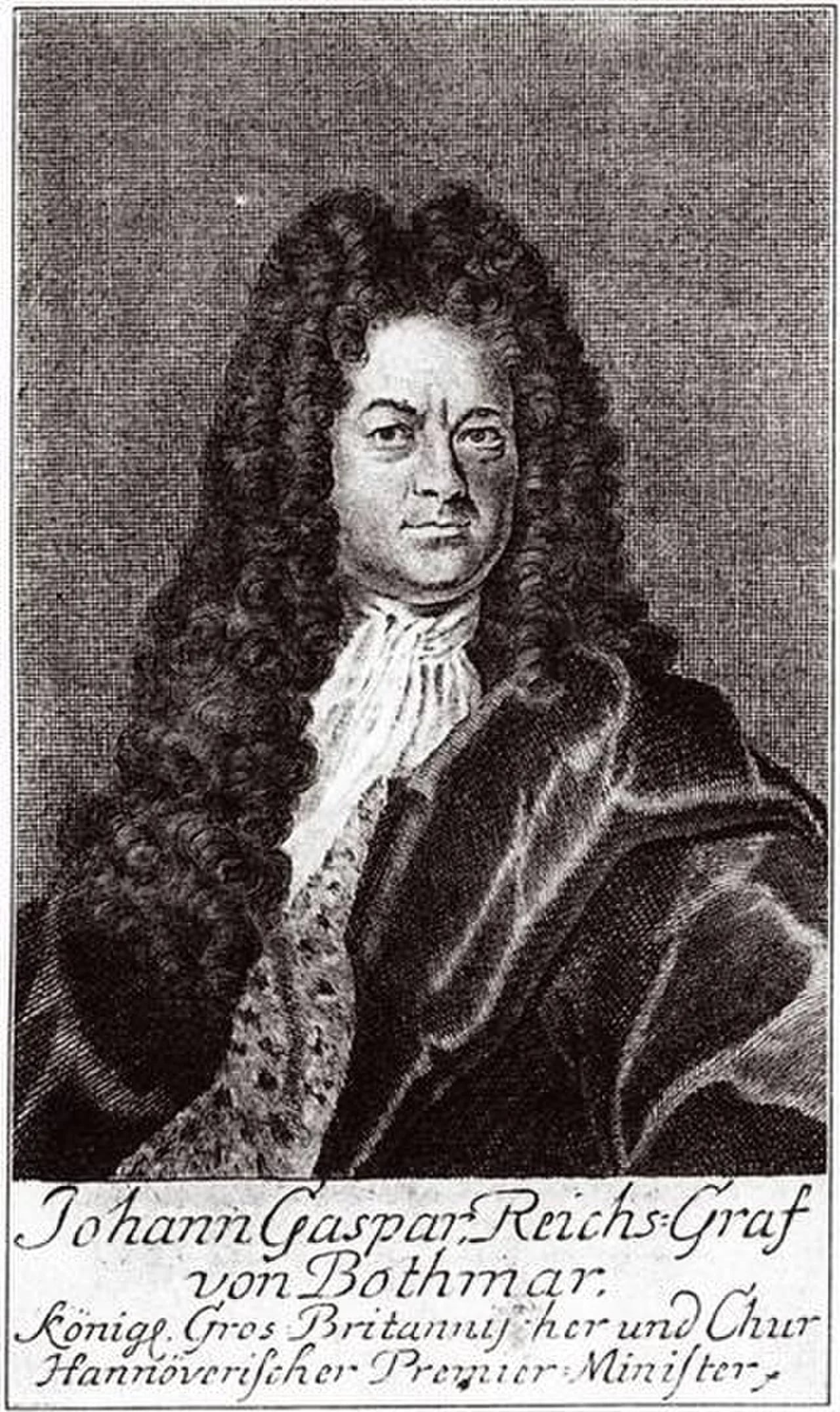 Porträt von Hans Caspar von Bothmer (1656–1732) – Gedenkseite