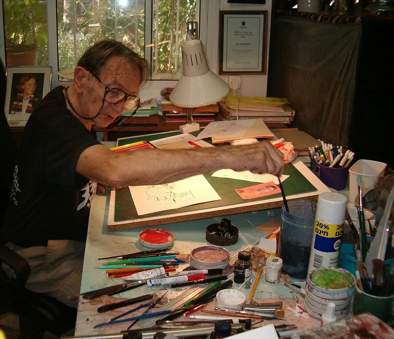 Portrait of Shmuel Katz (1926–2010) – memorial page