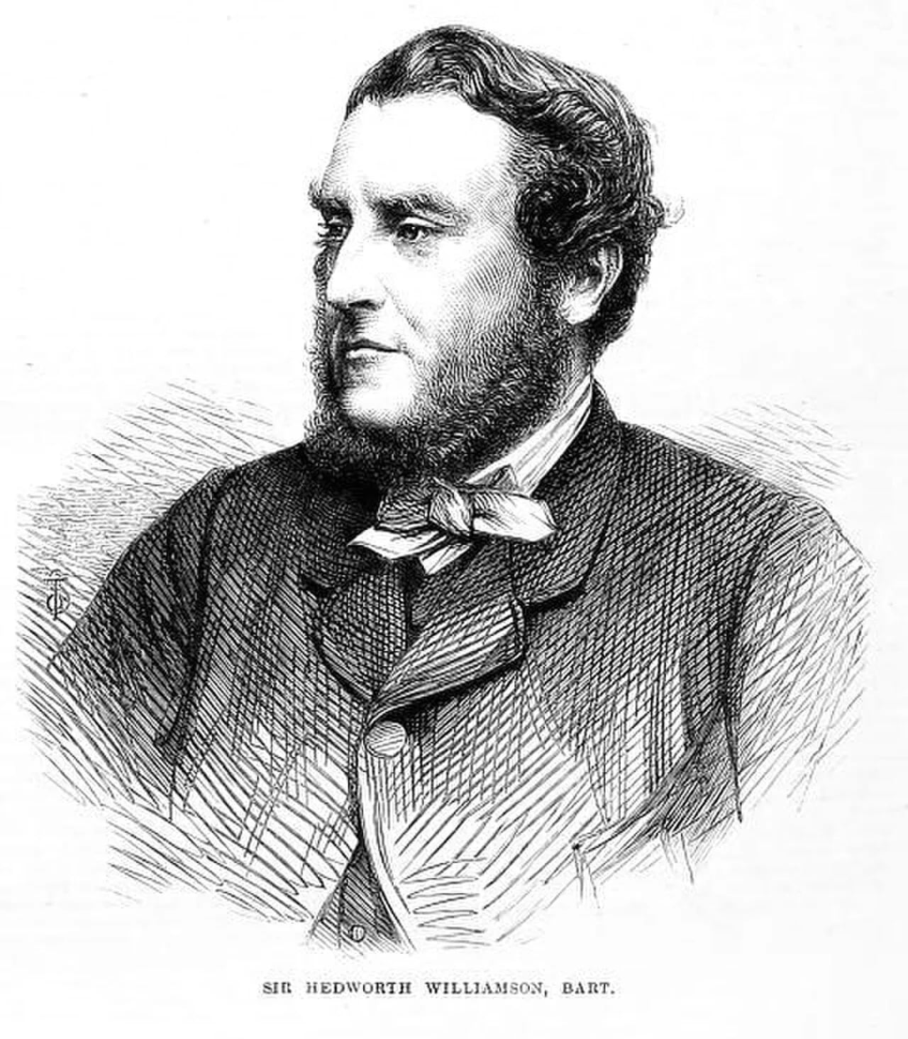Portrait of Sir Hedworth Williamson, 8th Baronet (1827–1900) – memorial page