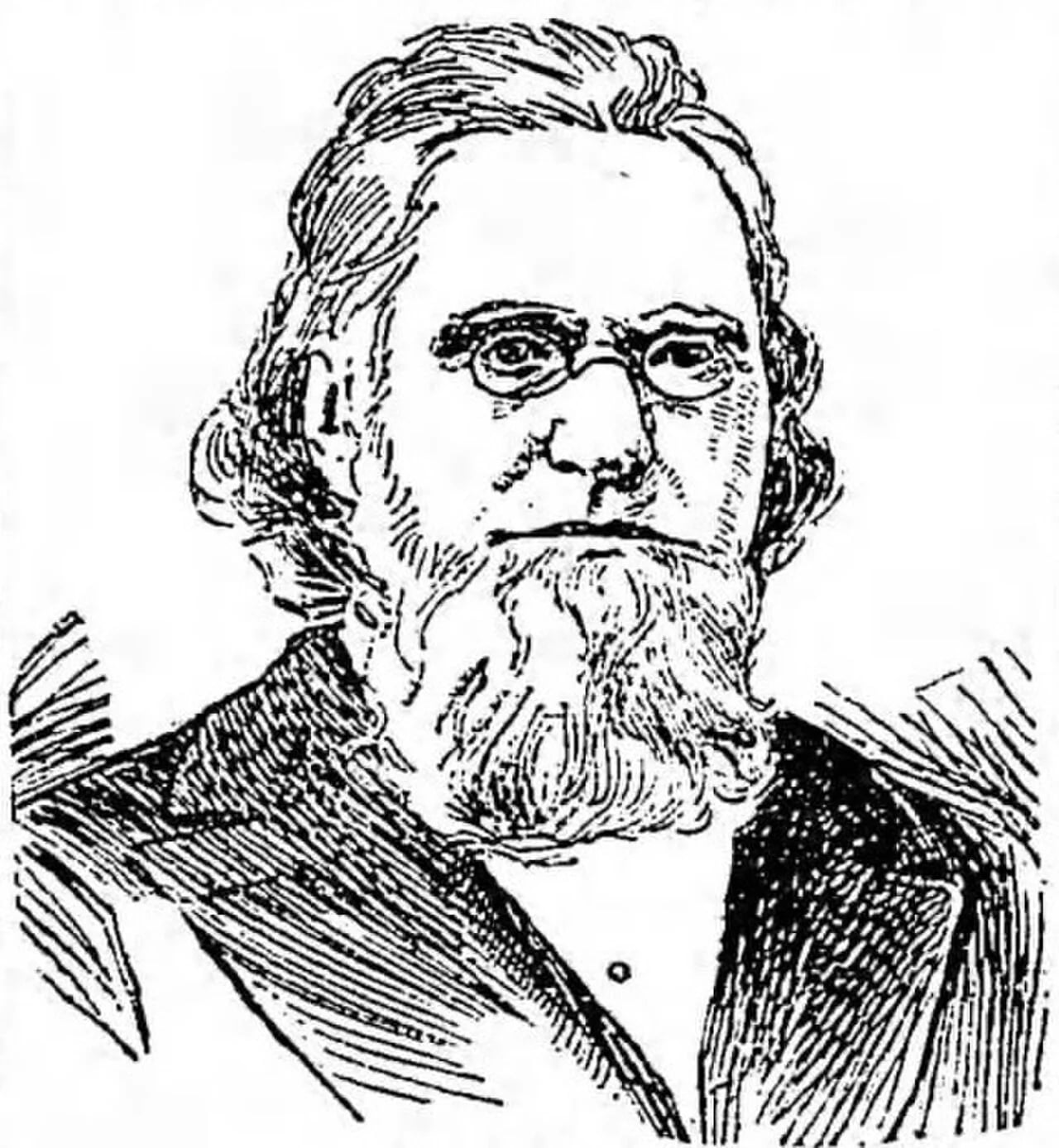 Portrait of Moses G. Leonard (1809–1899) – memorial page