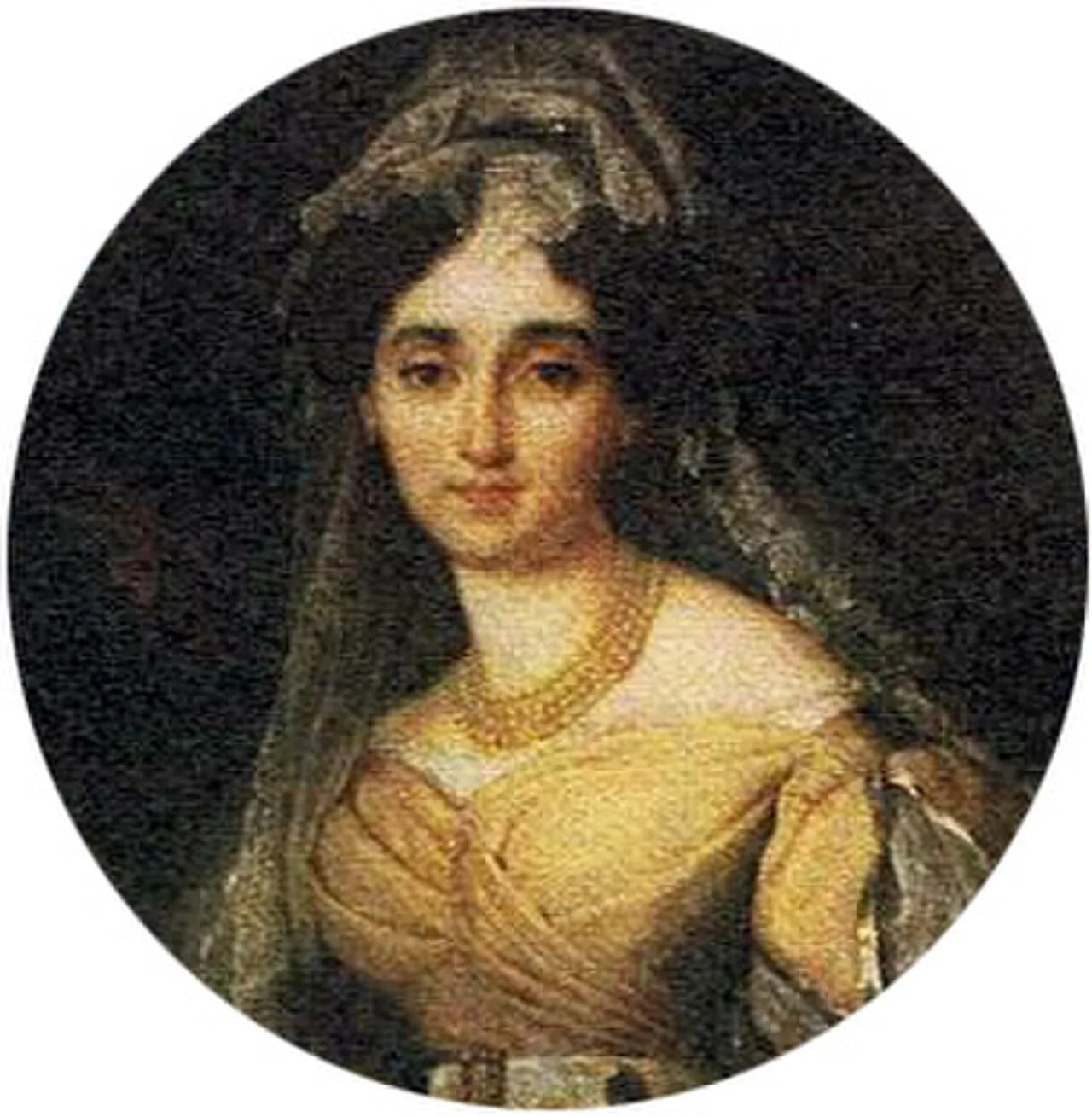 Portrait of Leopoldina Cicogna Mozzoni (1786–1874) – memorial page
