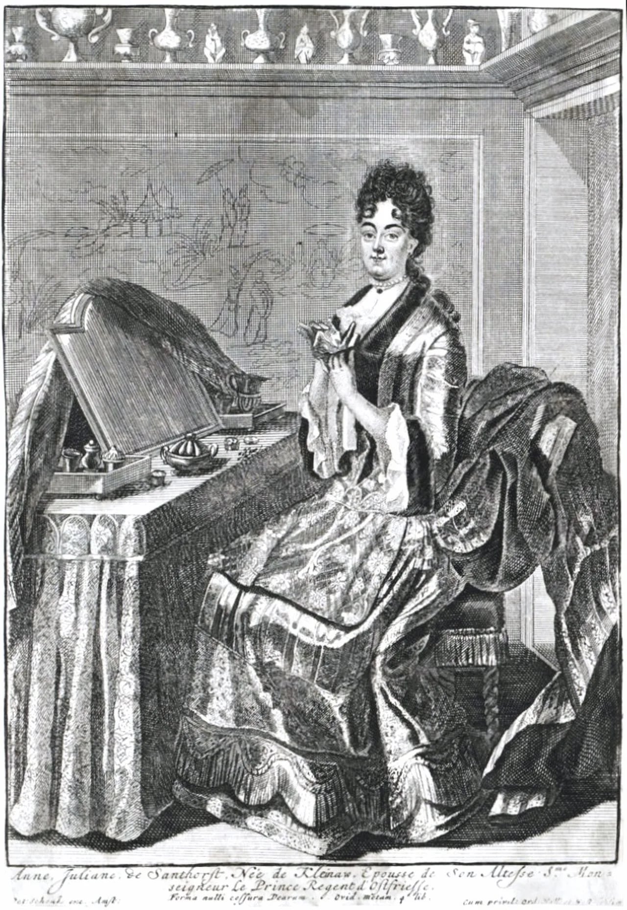 Portrait of Anna Juliana von Kleinau (1674–1727) – memorial page